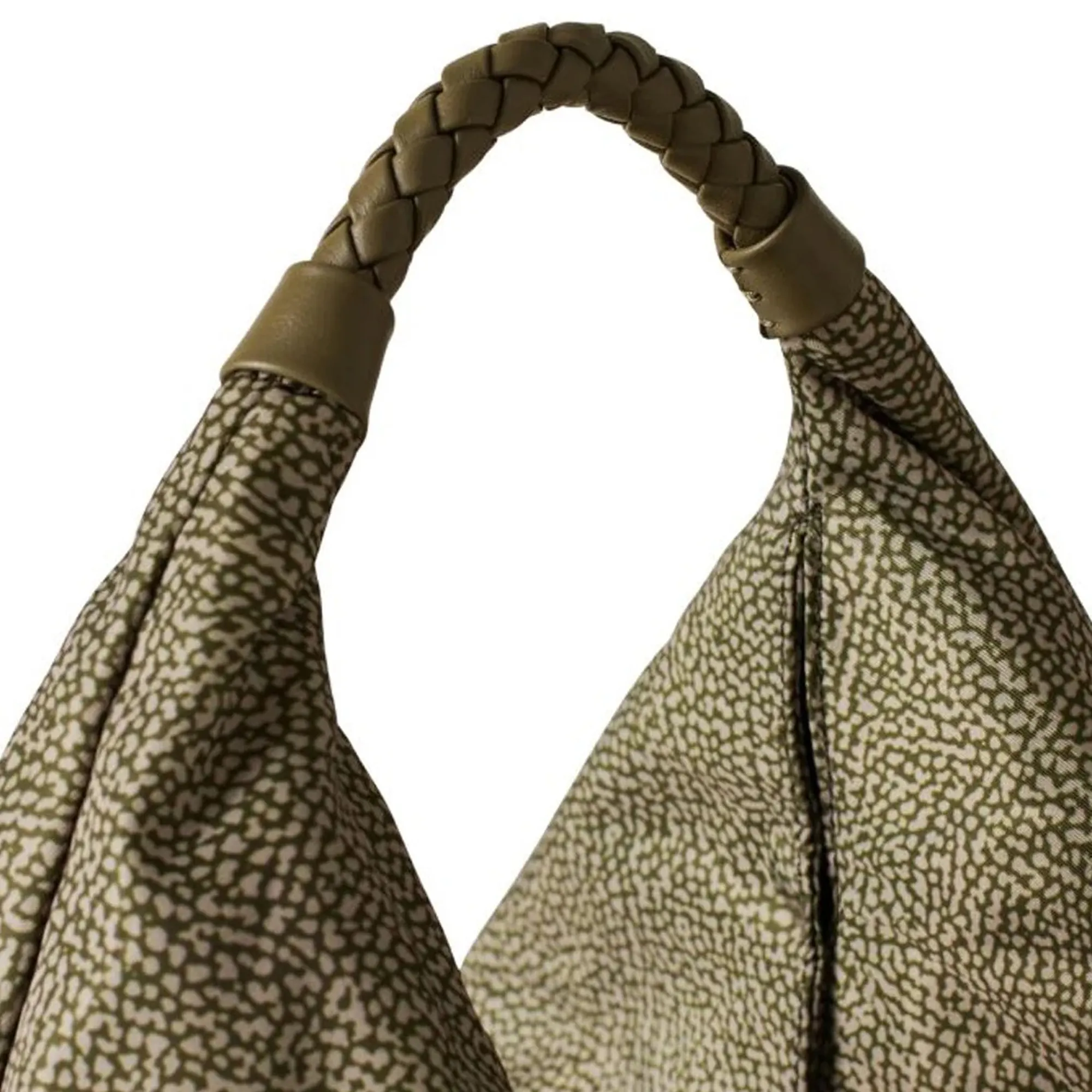 Borbonese Borsa Hobo Medium Oliva 910102060195N41 170466