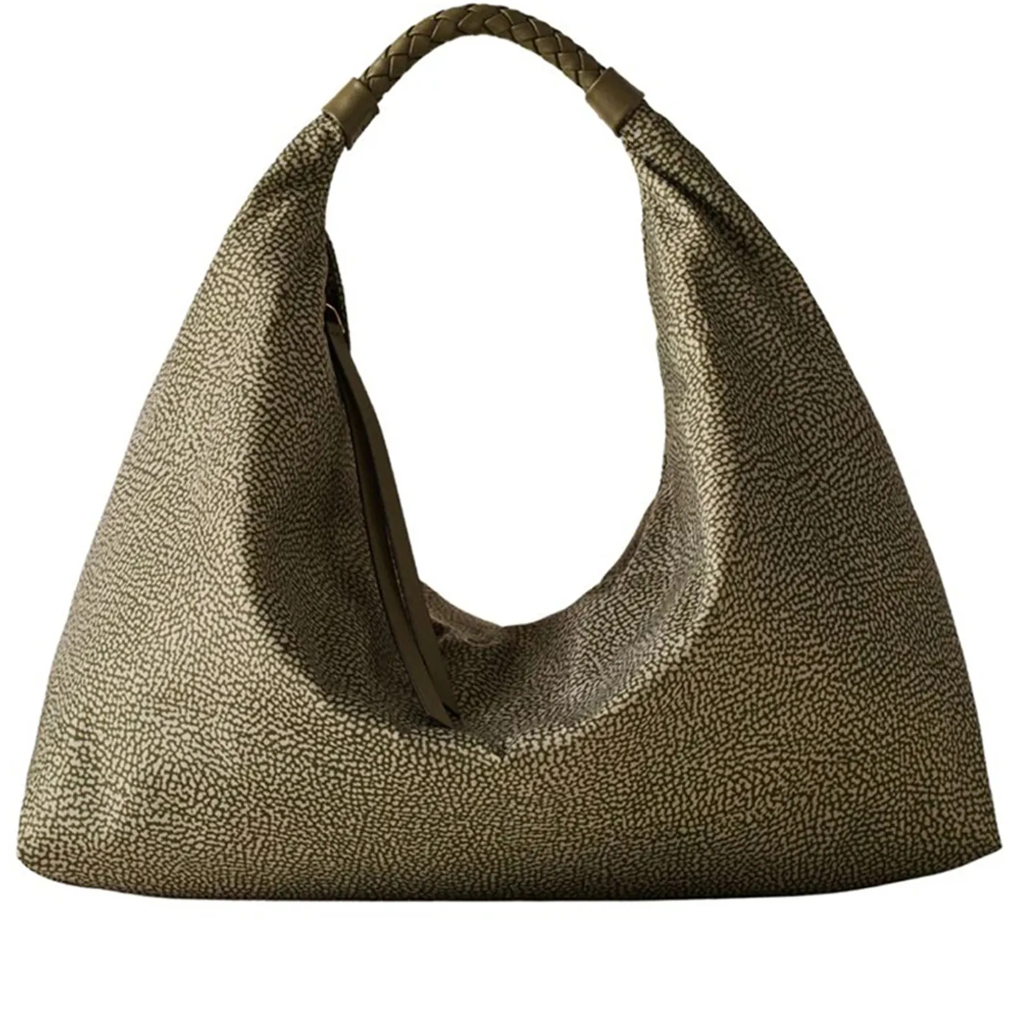Borbonese Borsa Hobo Medium Oliva 910102060195N41 170468