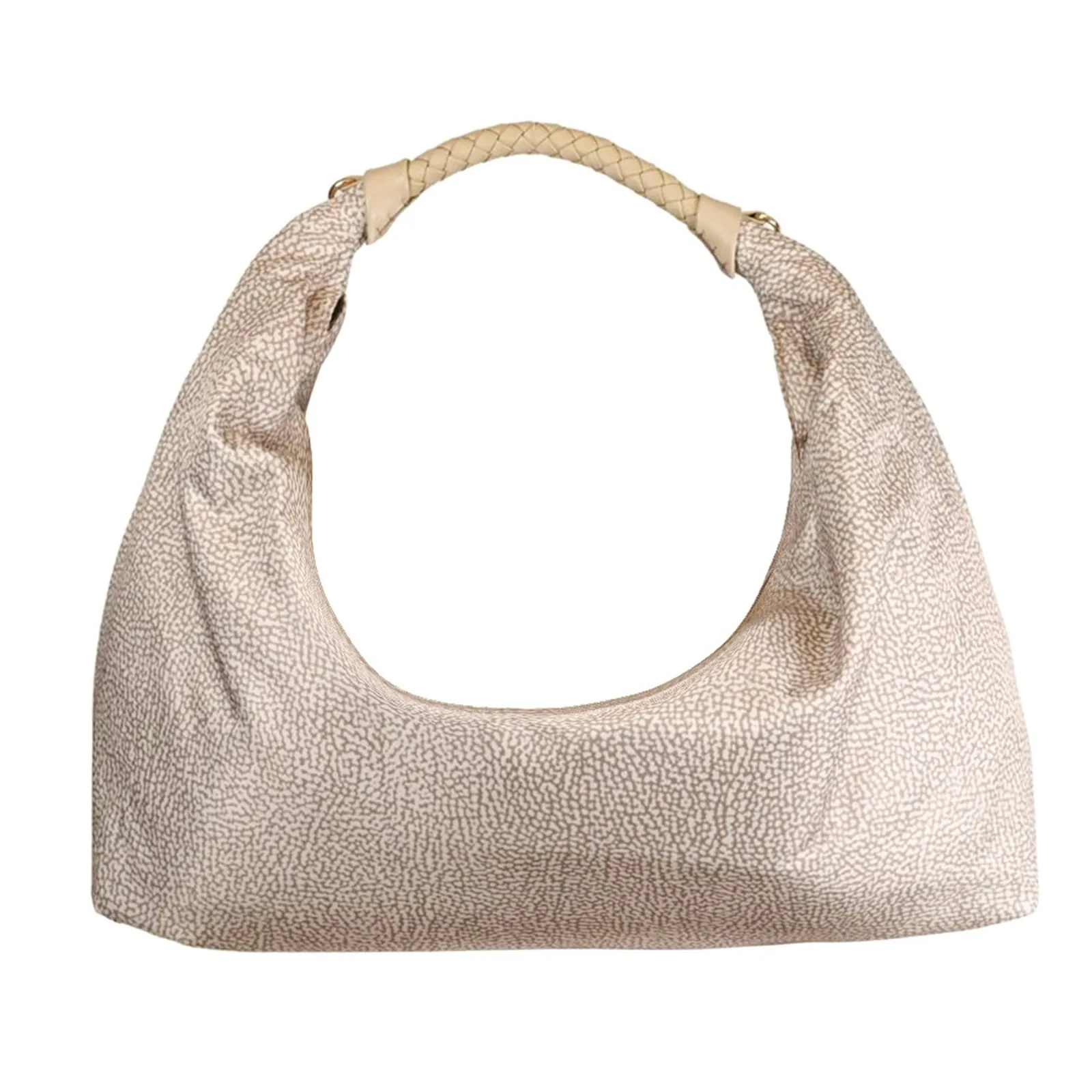 Borbonese Borsa Hobo Medium Sabbia 910102060195C75 178872