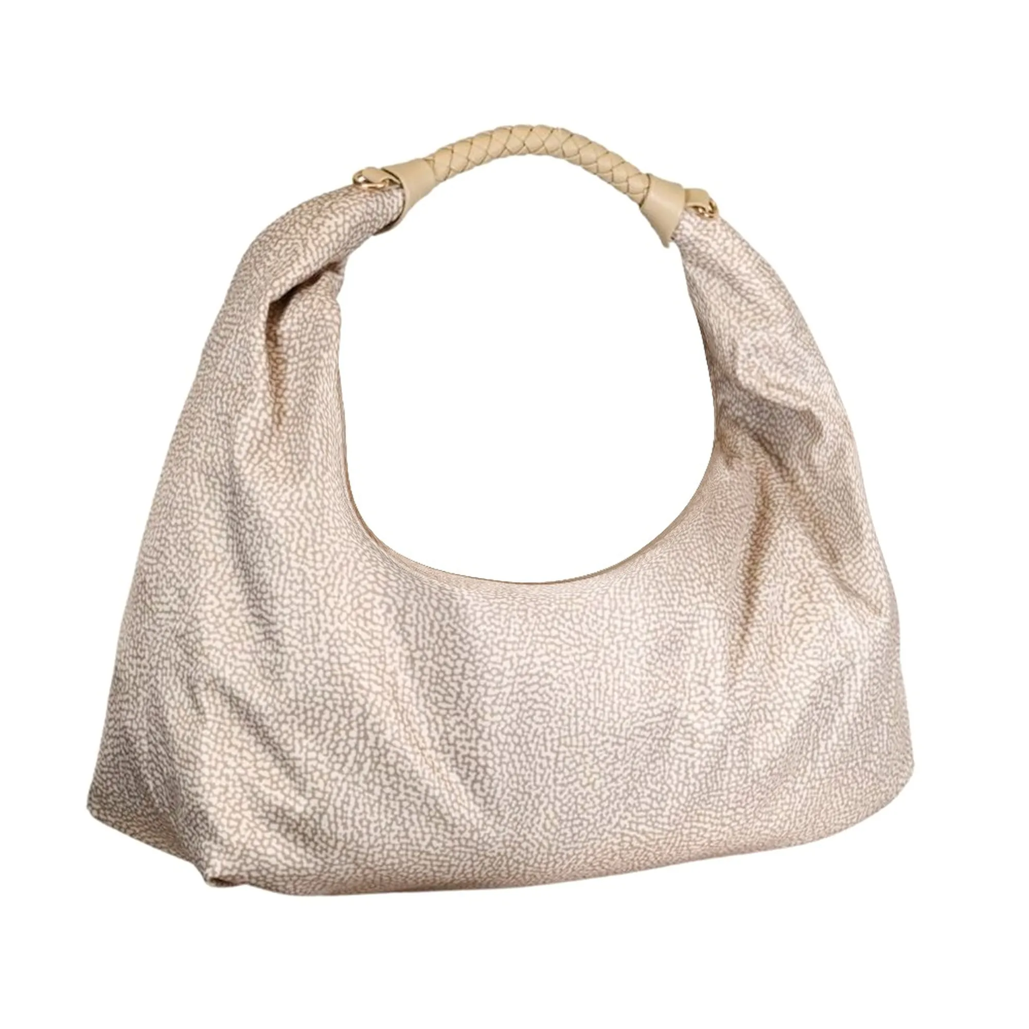 Borbonese B'Medium Hobo Bag' Sand 910102060195C75 178873