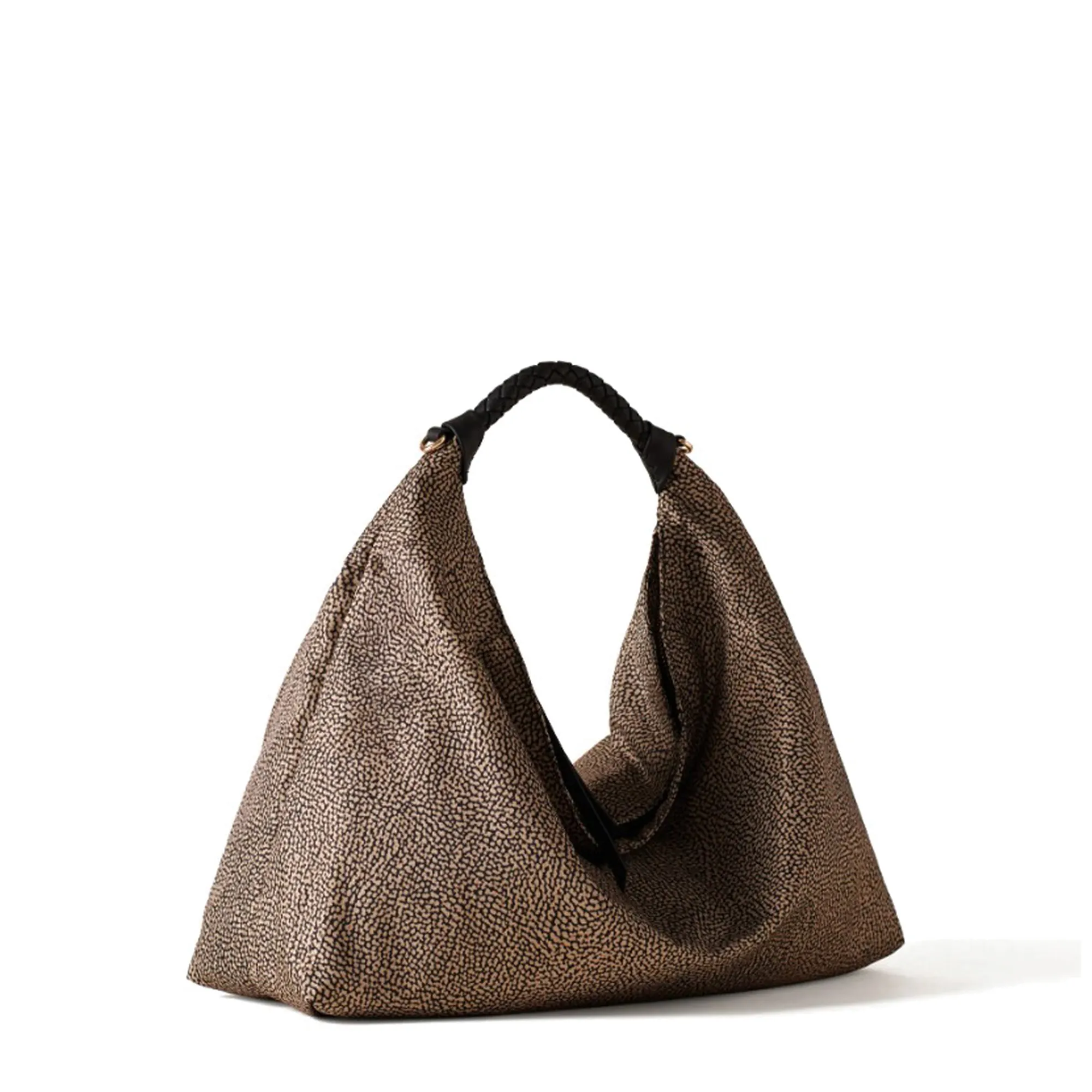 Borbonese B'Plie Medium Hobo Bag' Natural 910102060195X11 187146