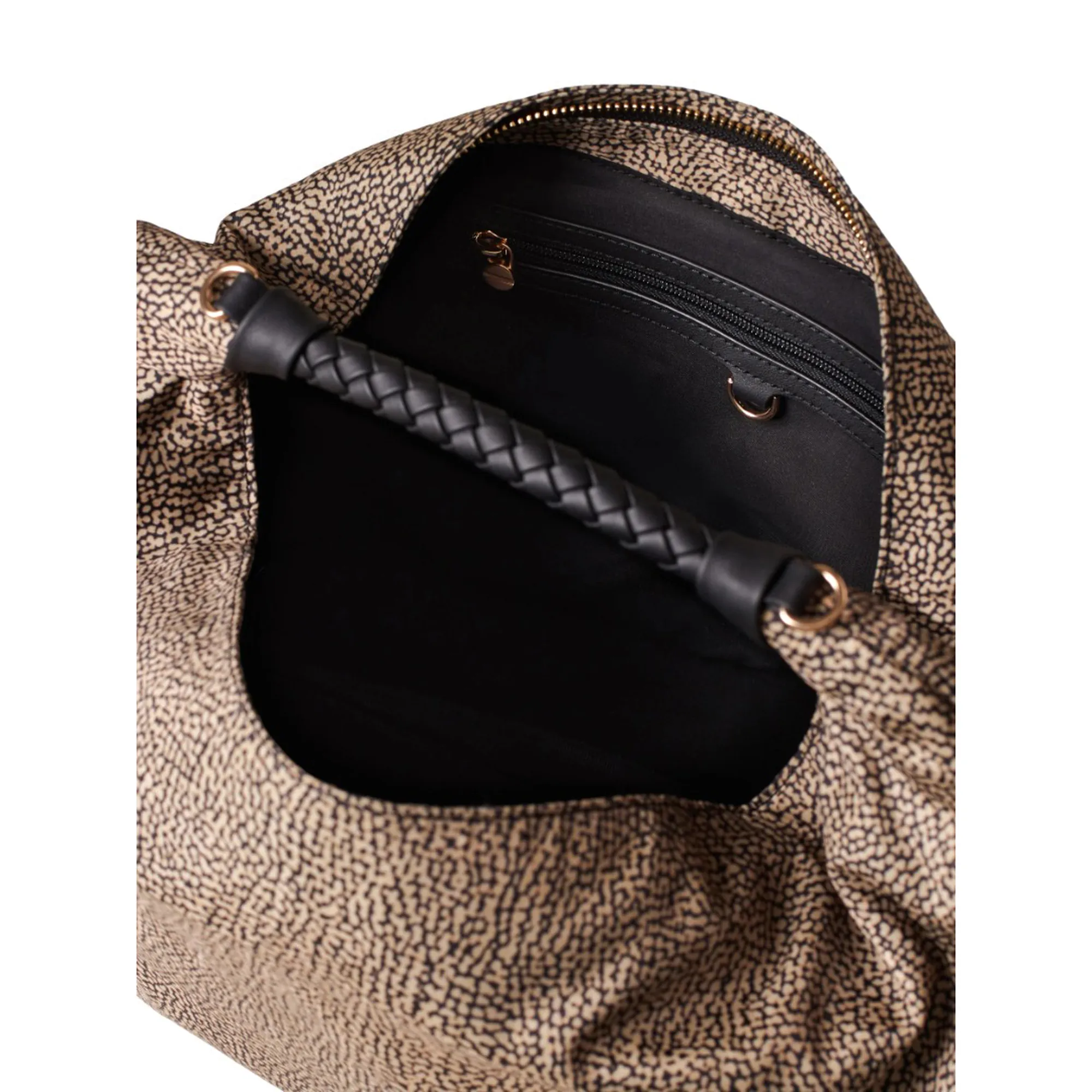 Borbonese B'Plie Medium Hobo Bag' Natural 910102060195X11 187147