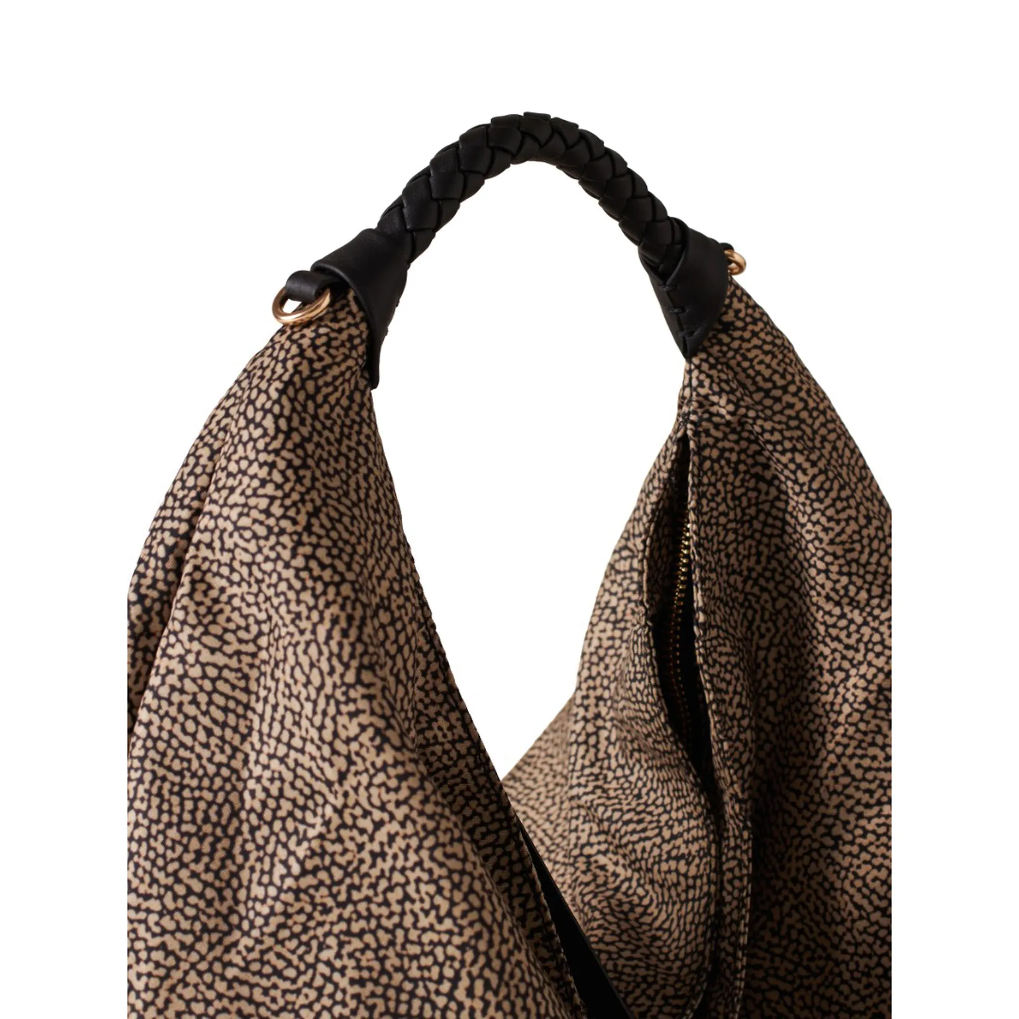 Borbonese B'Plie Medium Hobo Bag' Natural 910102060195X11 187148