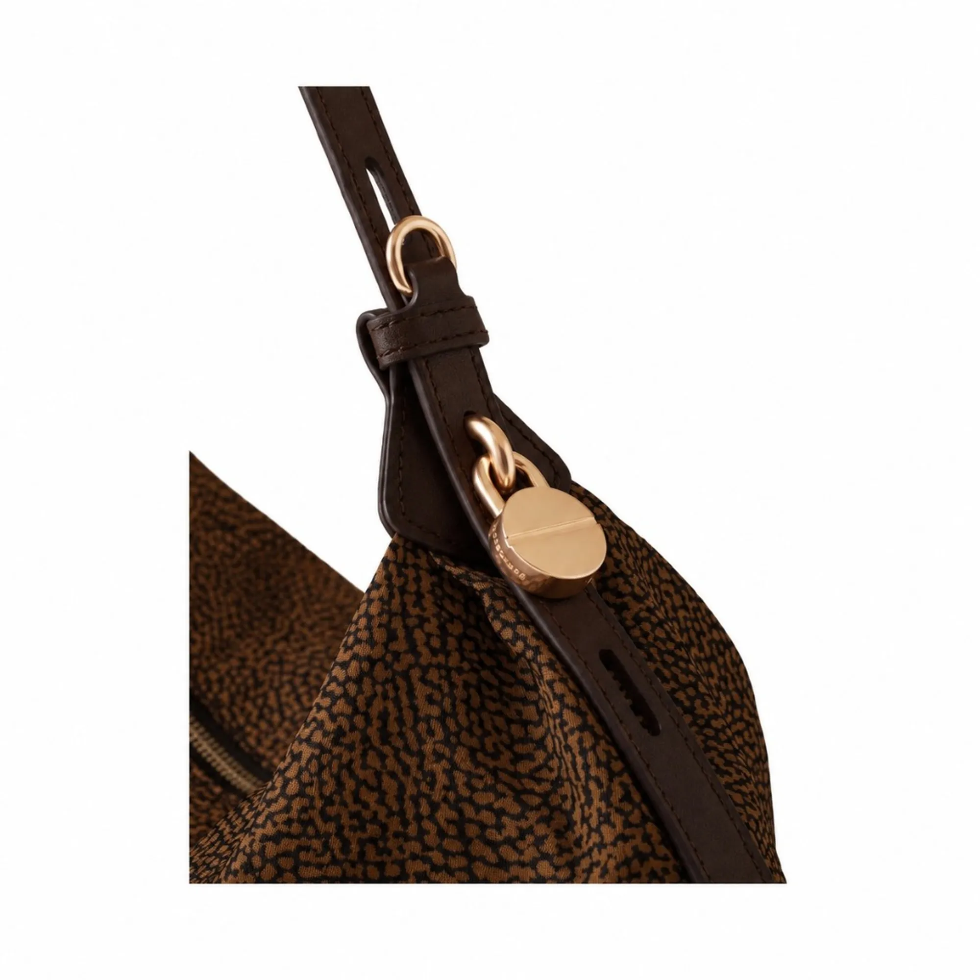 Borbonese B'Small Hobo Bag' Chestnut 91010364Ah1264 186871