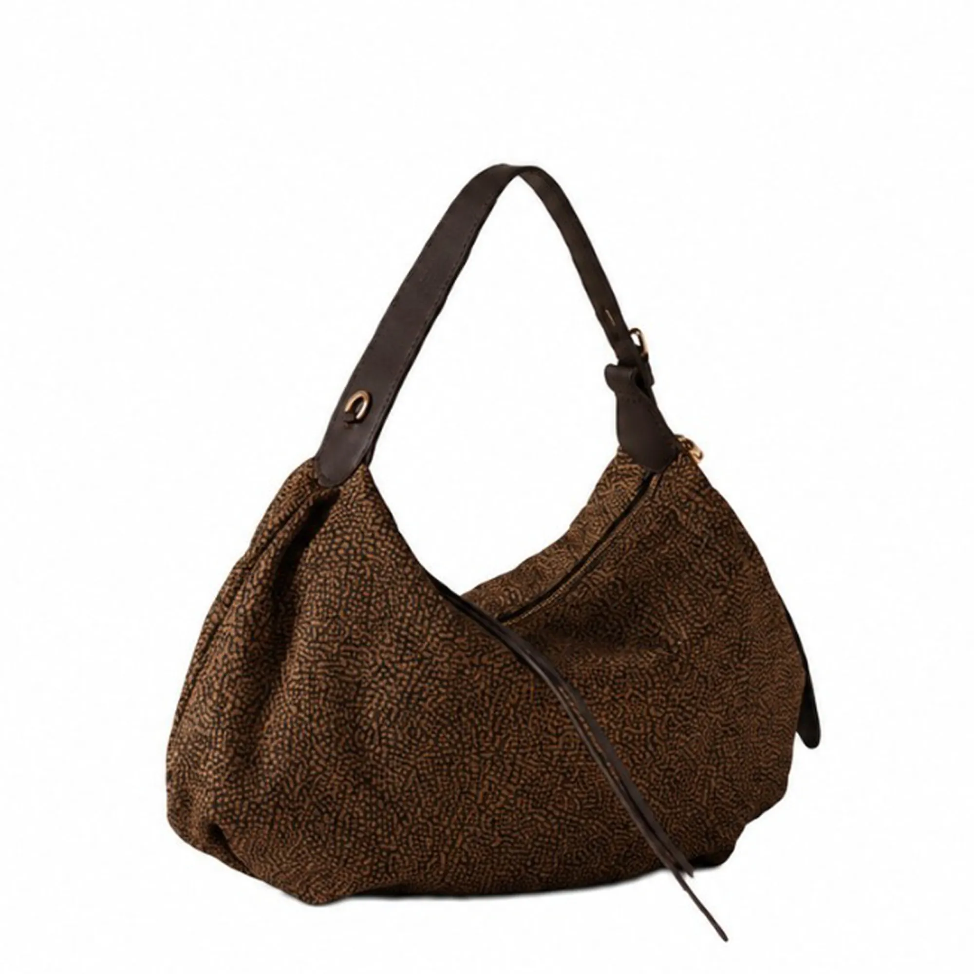 Borbonese B'Small Hobo Bag' Chestnut 91010364Ah1264 186916