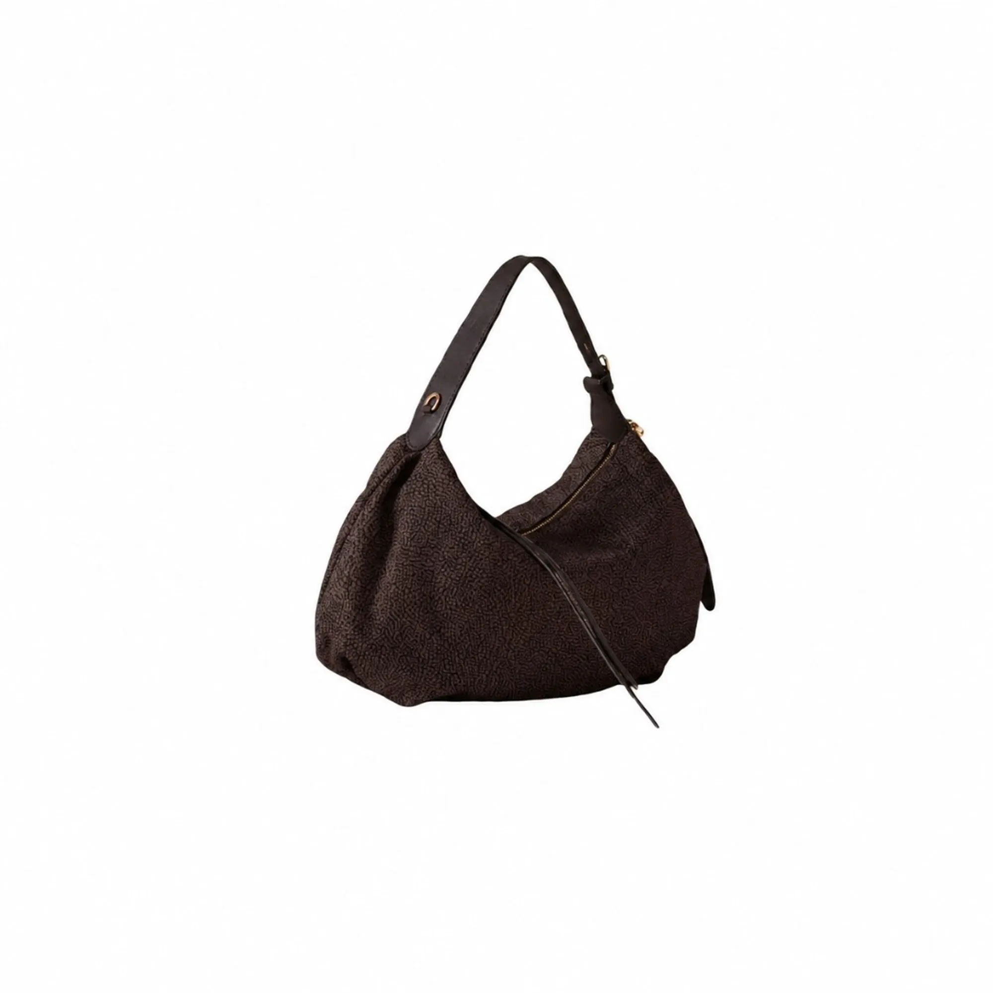 Borbonese B'Small Hobo Bag' Chocolate 91010364Ah1219 186875