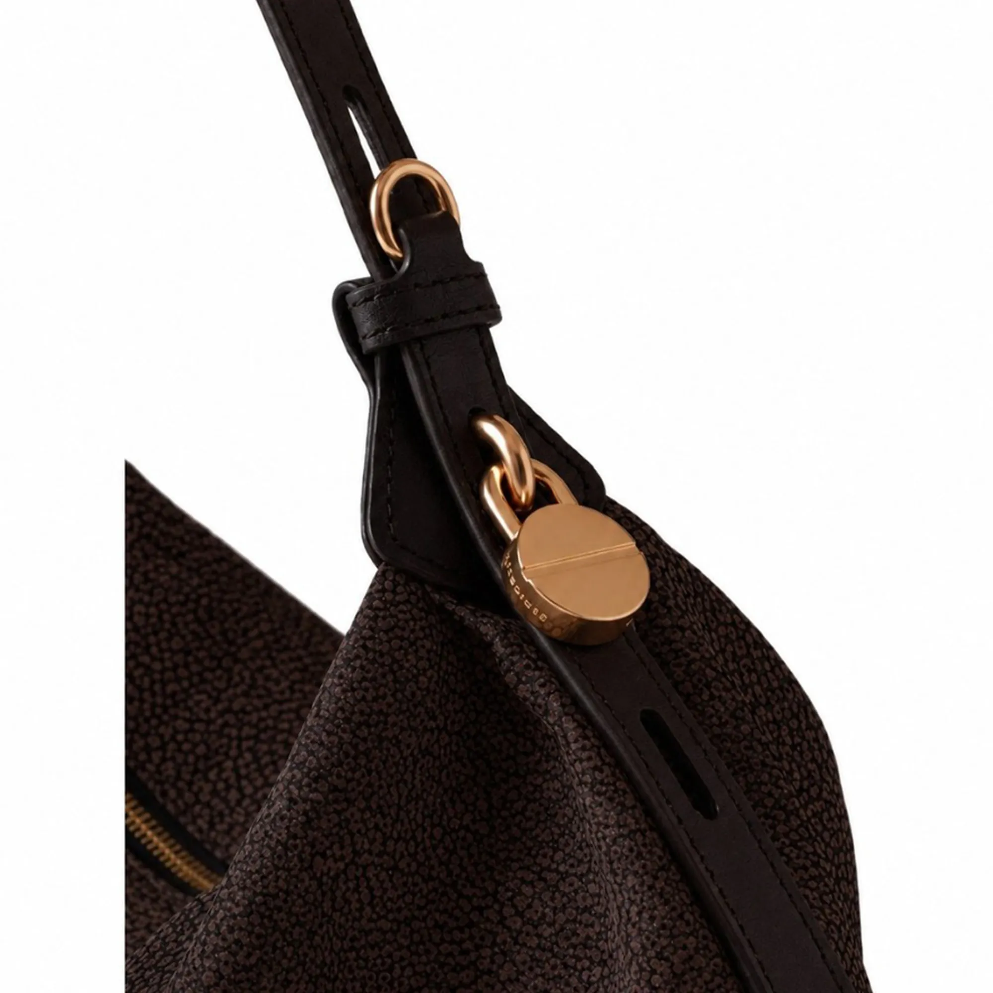Borbonese B'Small Hobo Bag' Chocolate 91010364Ah1219 186922