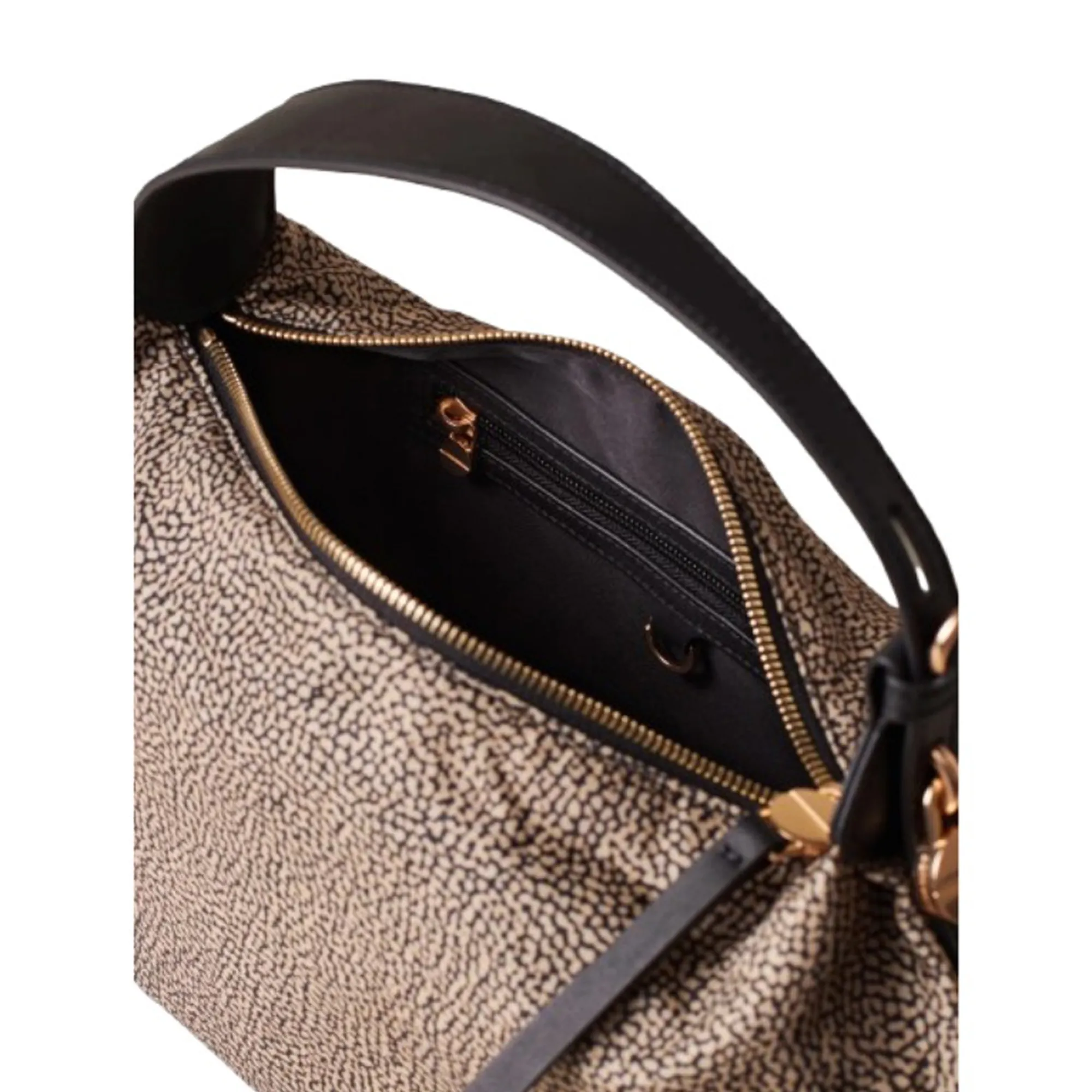 Borbonese B'Small Hobo Bag' Natural 91010364Ah1X11 186913