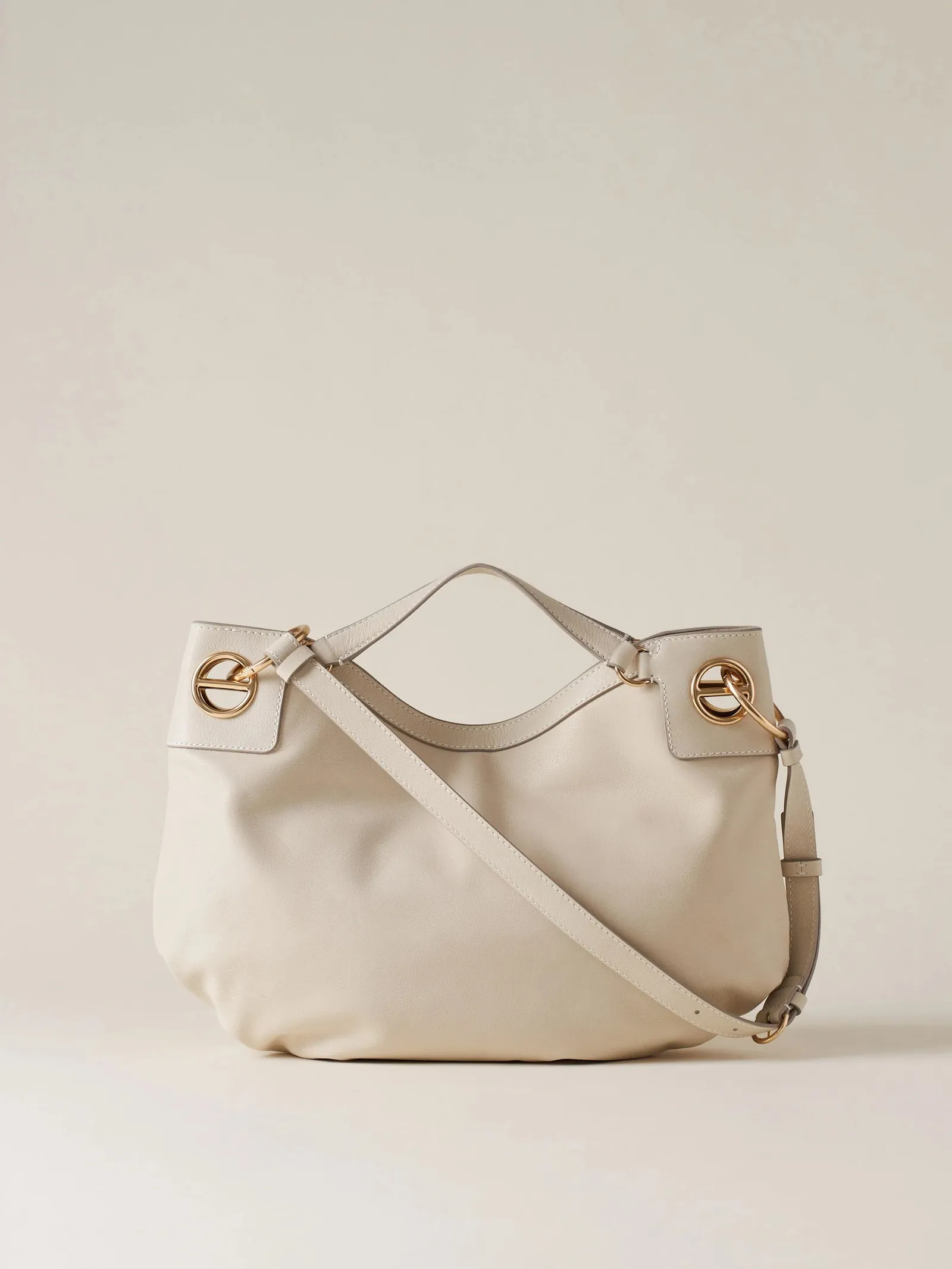Borbonese Borsa London Hobo Medium Bianco 910102620197927 173616
