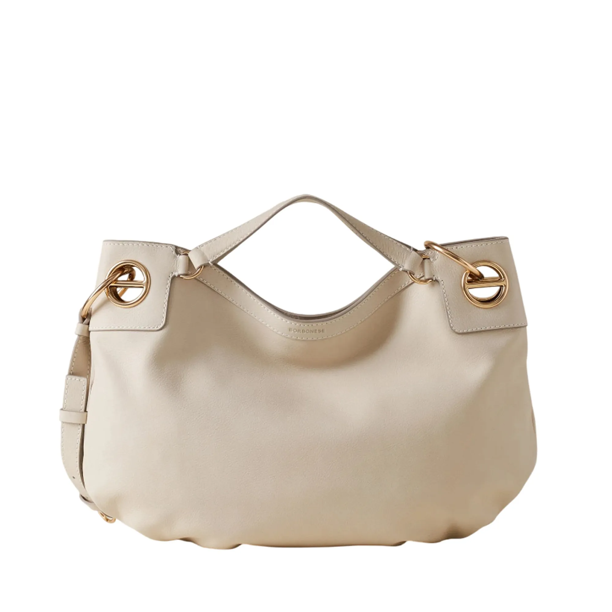 Borbonese Borsa London Hobo Medium Bianco 910102620197927 179575