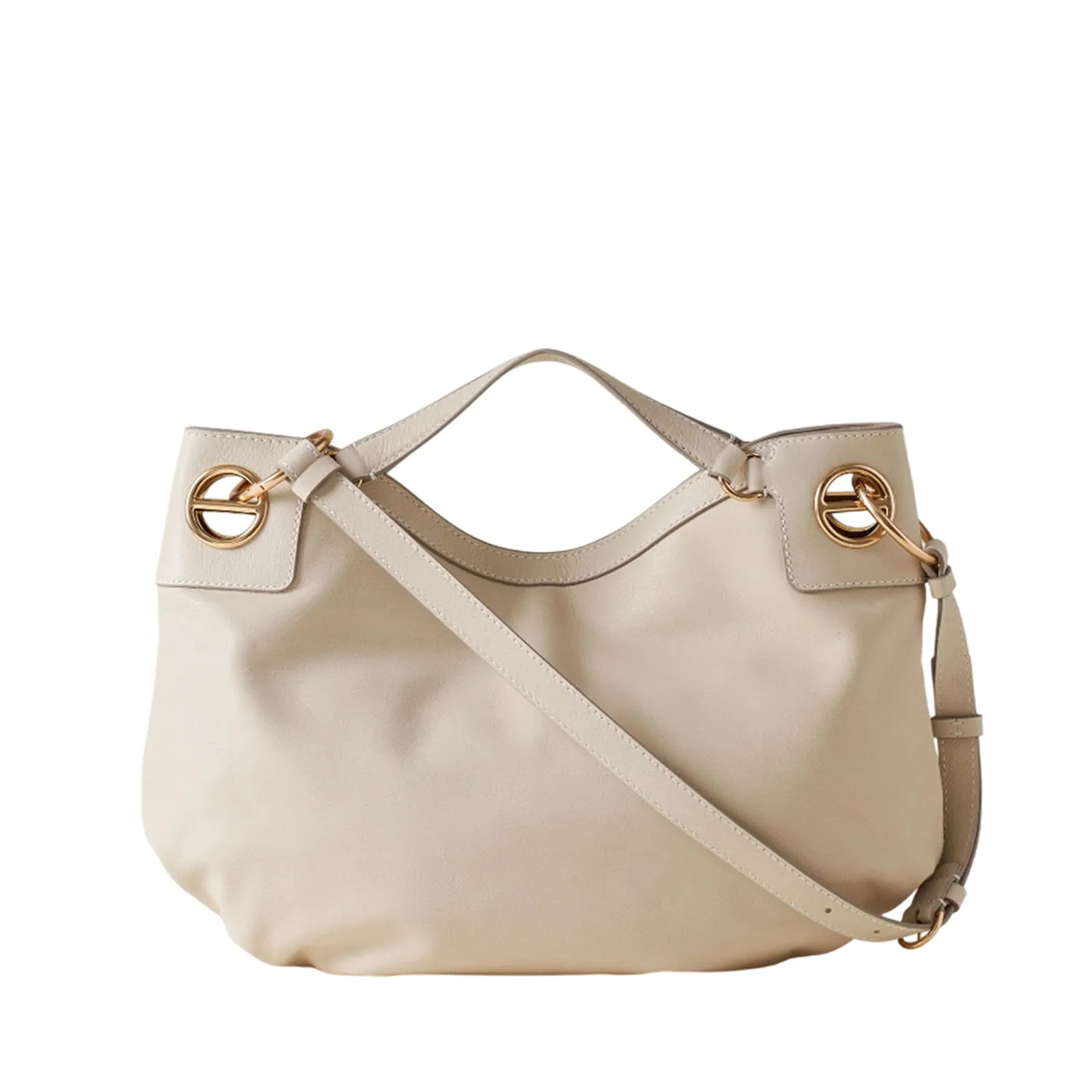 Borbonese Borsa London Hobo Medium Bianco 910102620197927 179576