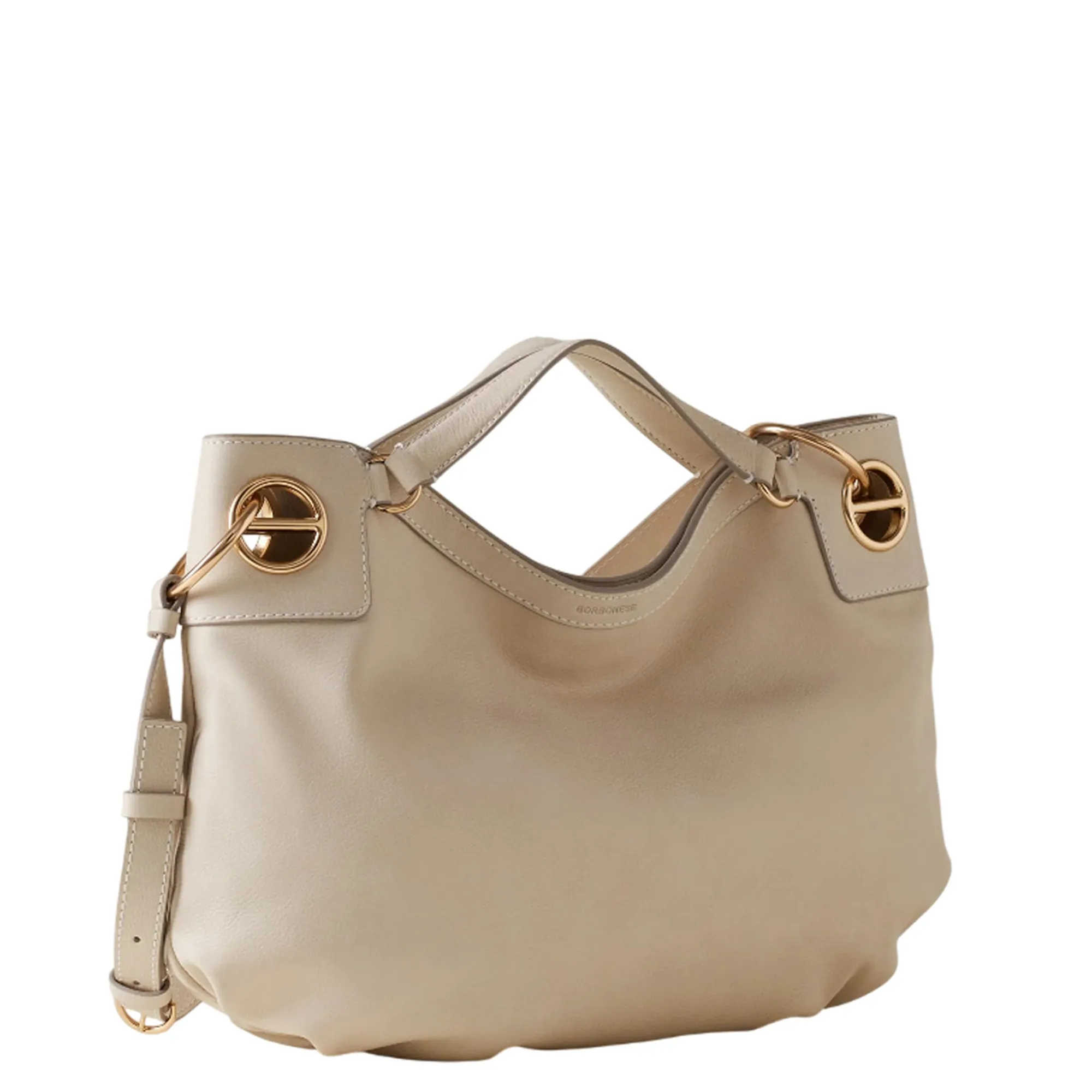 Borbonese Borsa London Hobo Medium Bianco 910102620197927 179577