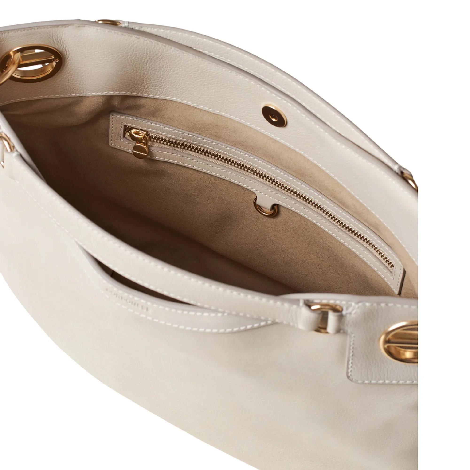 Borbonese Borsa London Hobo Medium Bianco 910102620197927 179578