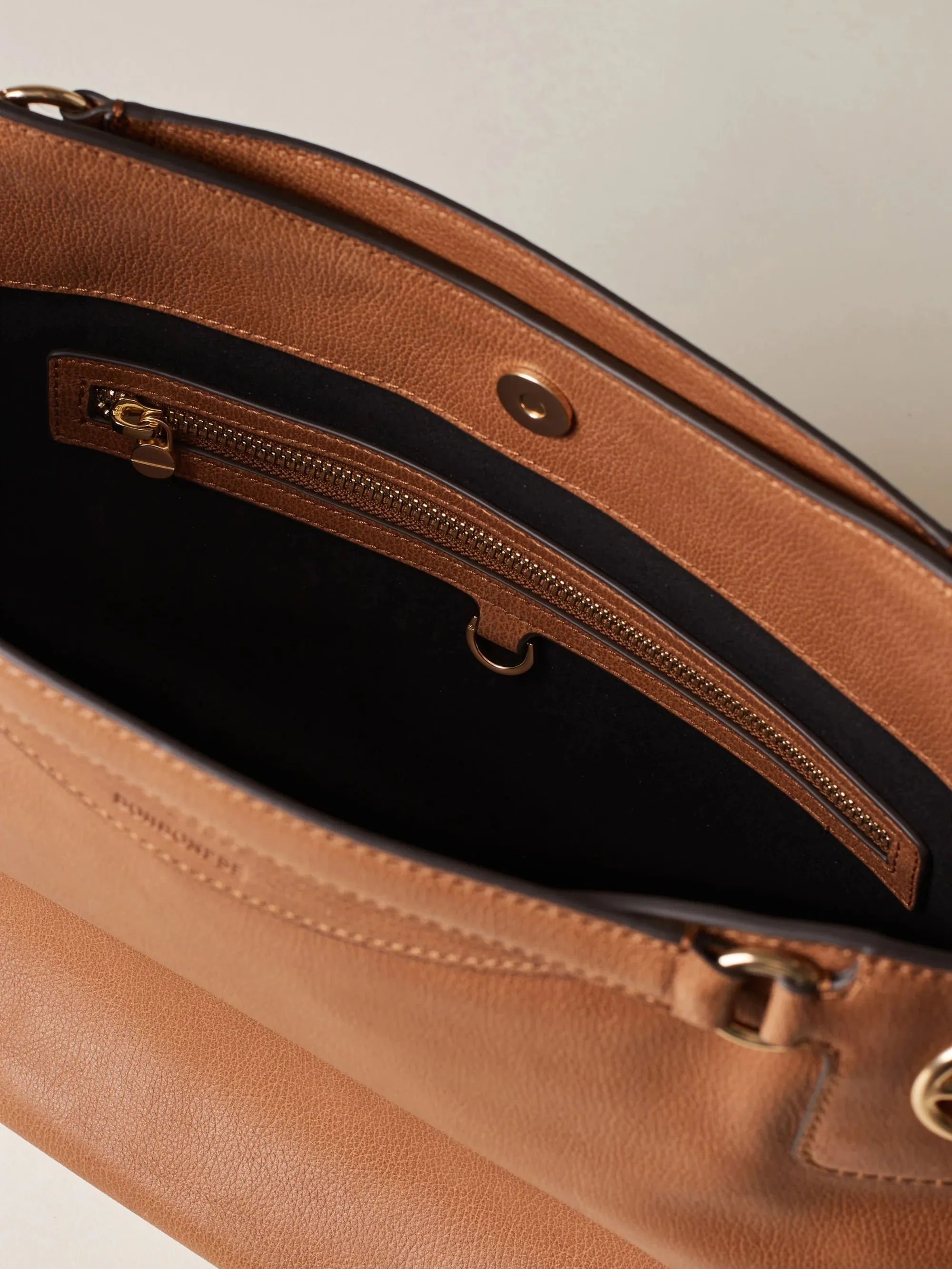 Borbonese Borsa London Hobo Medium Cuoio 910102620197323 173593