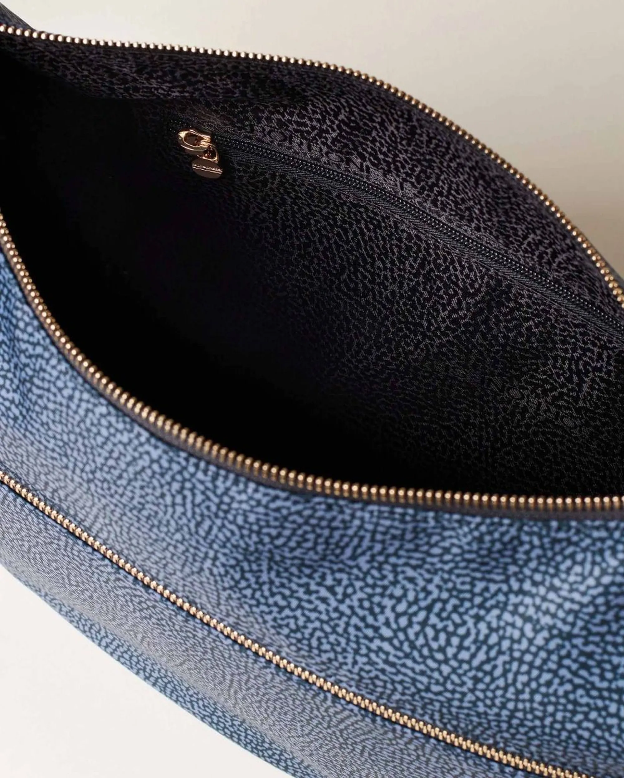 Borbonese B'Luna Middle Bag' Blue 934108I15825 170198