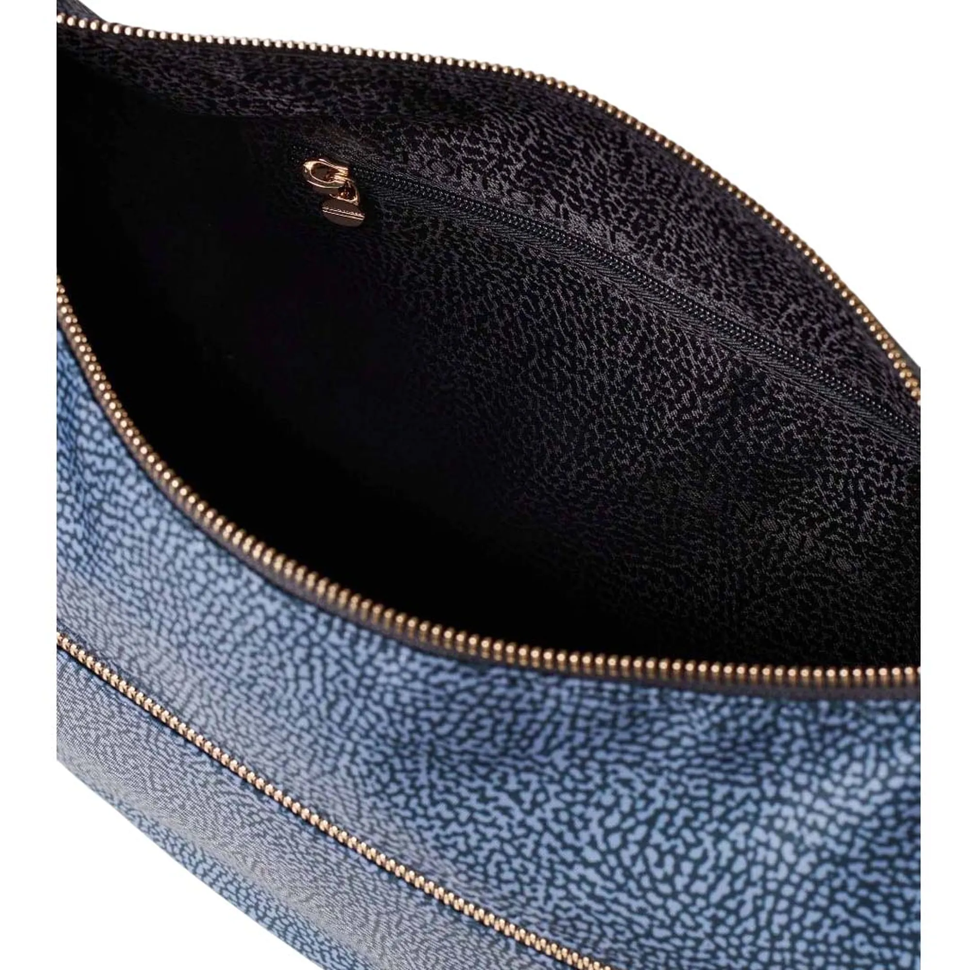 Borbonese Borsa Luna  Middle Blu 934108I15825 170376