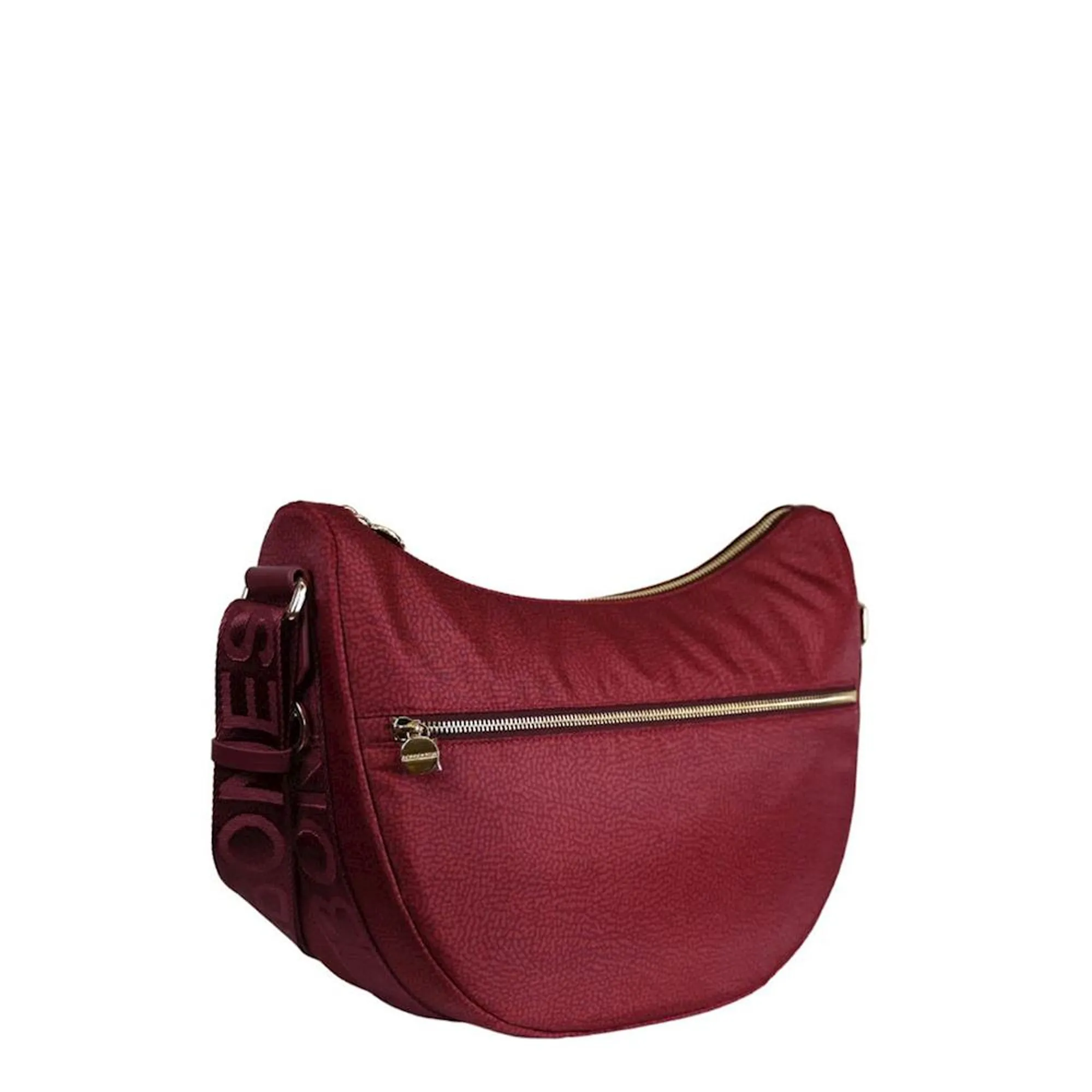 Borbonese B'Luna Middle Bag' Merlot 934108I15027 152890