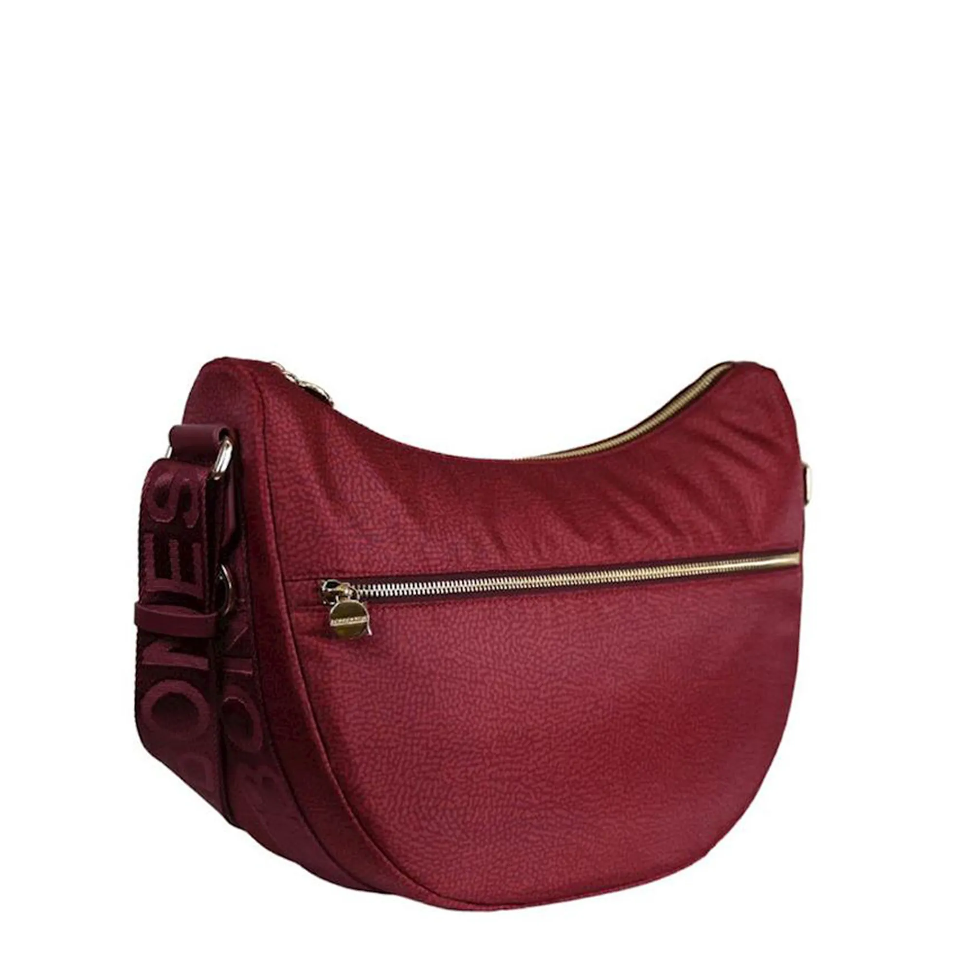Borbonese B'Luna Middle Bag' Merlot 934108I15027 154120