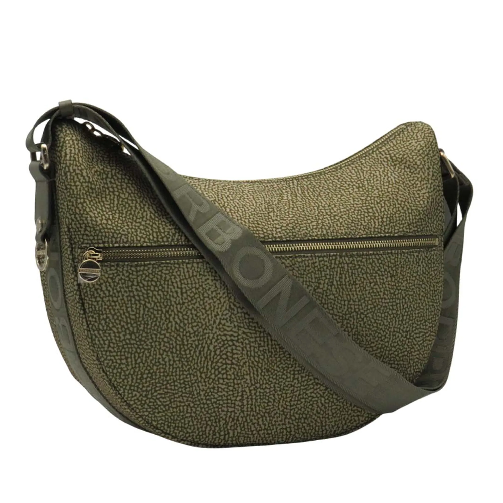 Borbonese Borsa Luna Middle Oliva 934108I15N41 170370