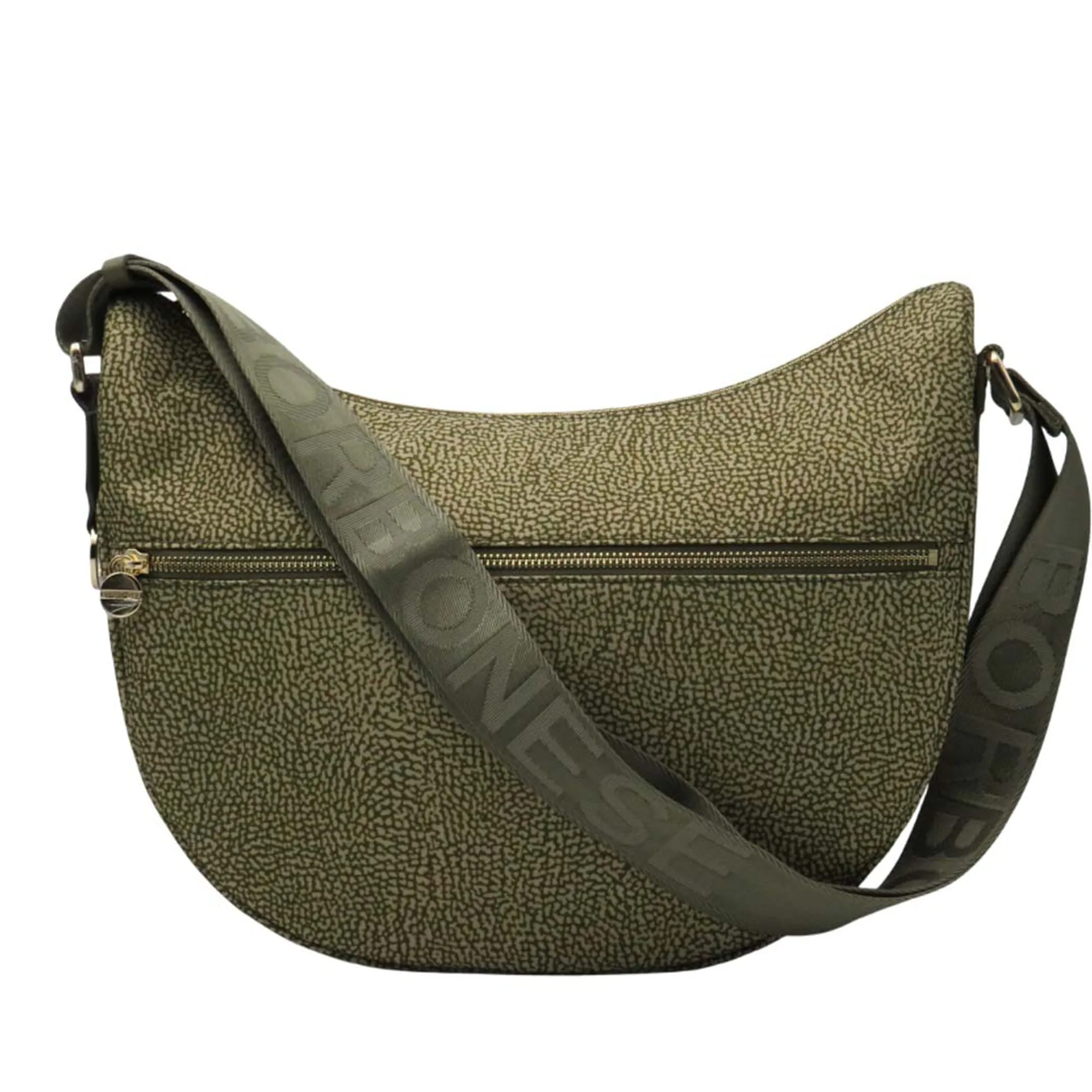Borbonese Borsa Luna Middle Oliva 934108I15N41 170371