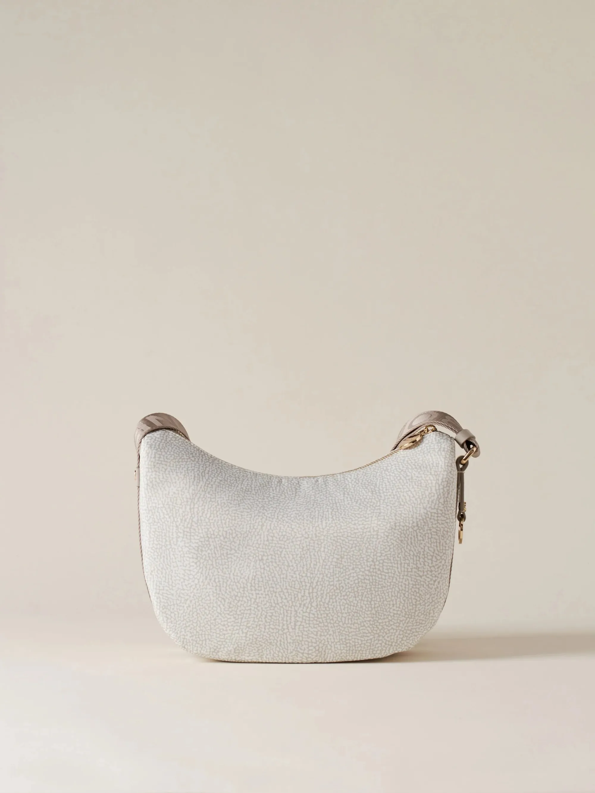 Borbonese B'Small Luna Bag' White 934107I15927 170233