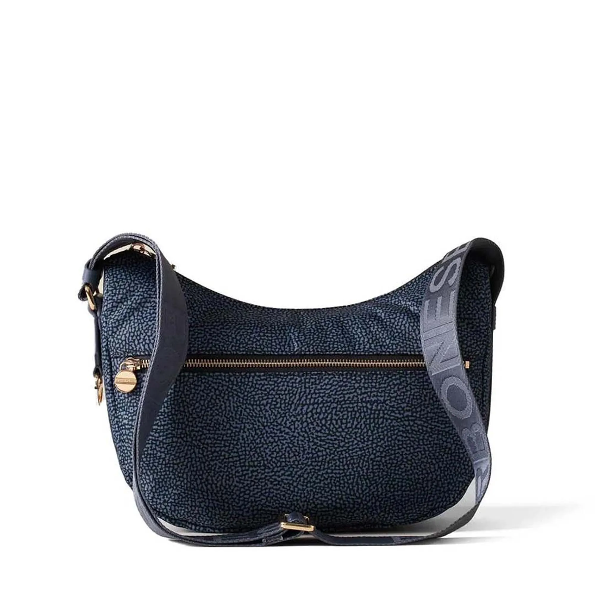 Borbonese Borsa Luna Small Blu 934107I15825 170393