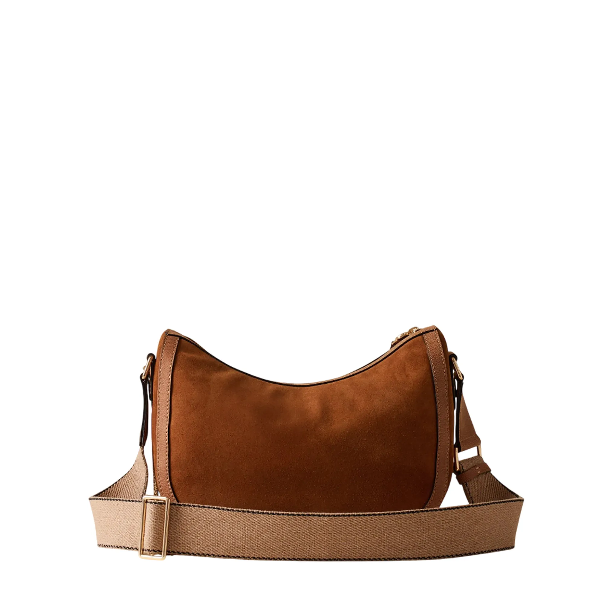 Borbonese B'Small Luna Bag' Brown 910102340259323 170799