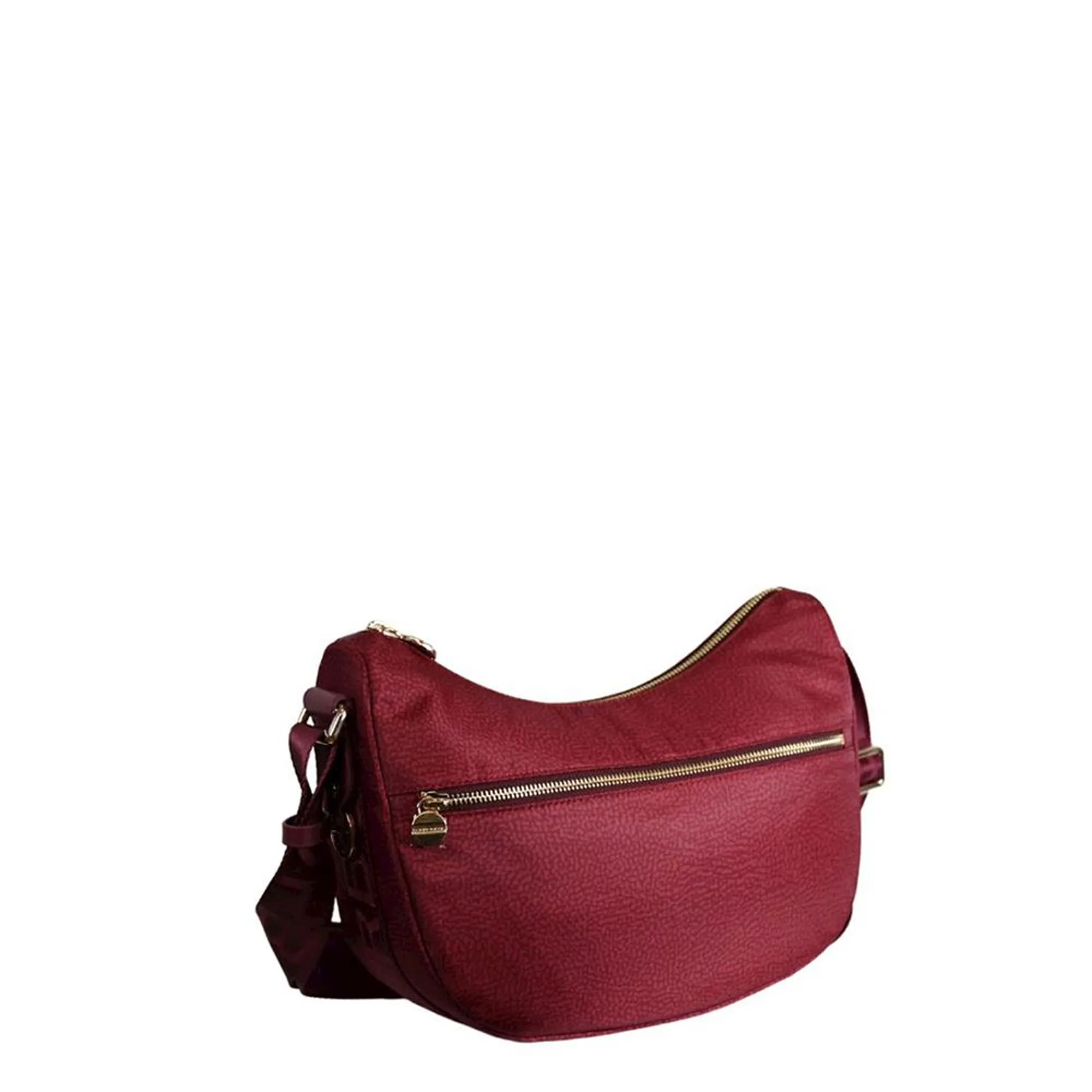 Borbonese B'Small Luna Bag' Merlot 934107I15027 152908