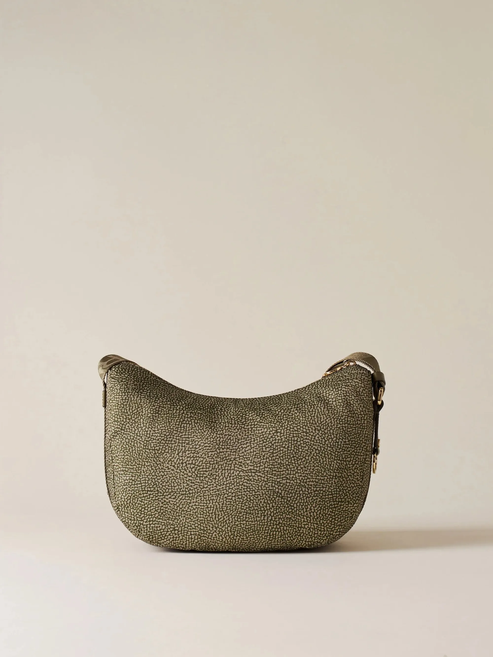 Borbonese B'Small Luna Bag' Olive 934107I15N41 170243