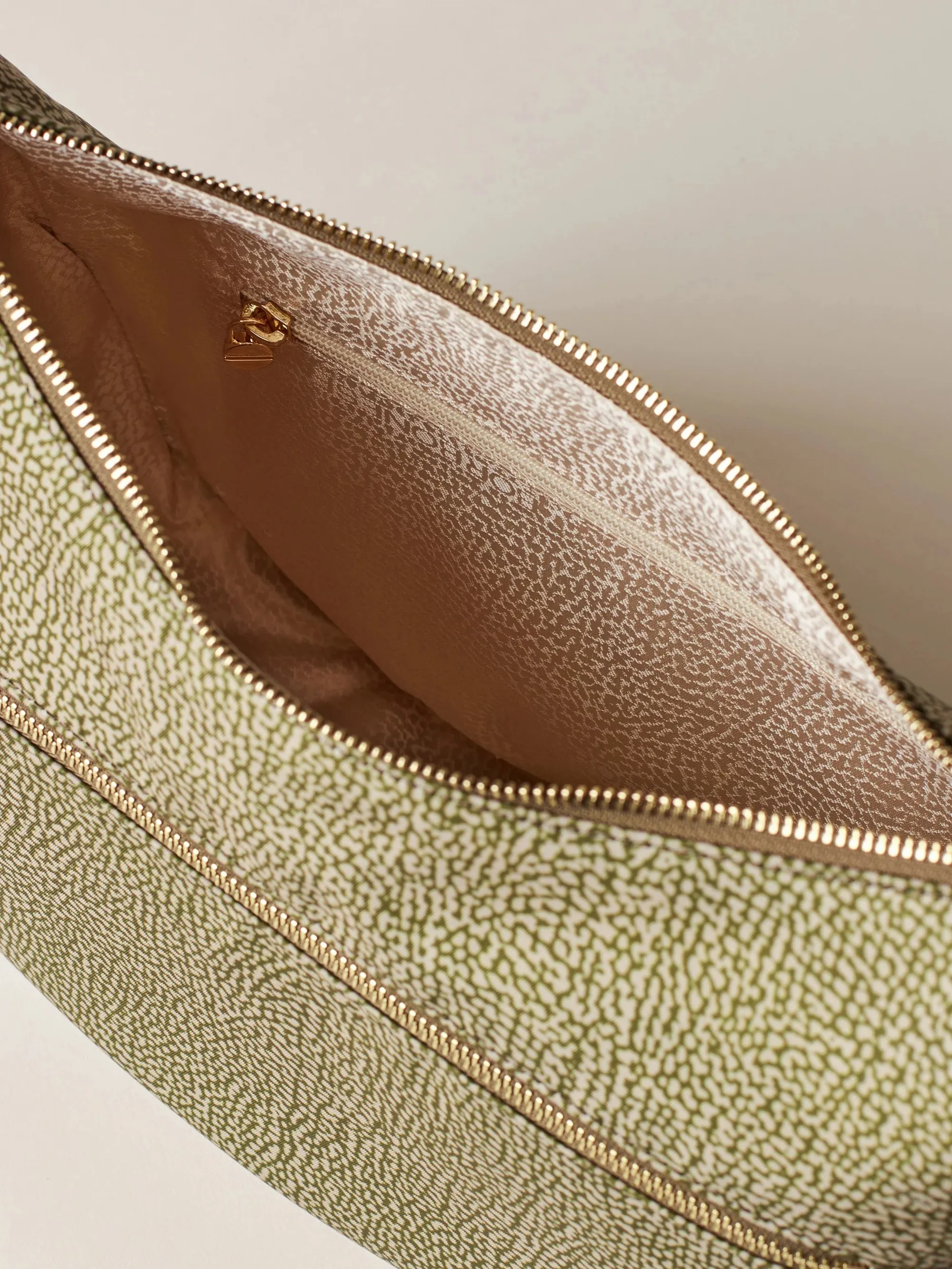 Borbonese B'Small Luna Bag' Olive 934107I15N41 170246