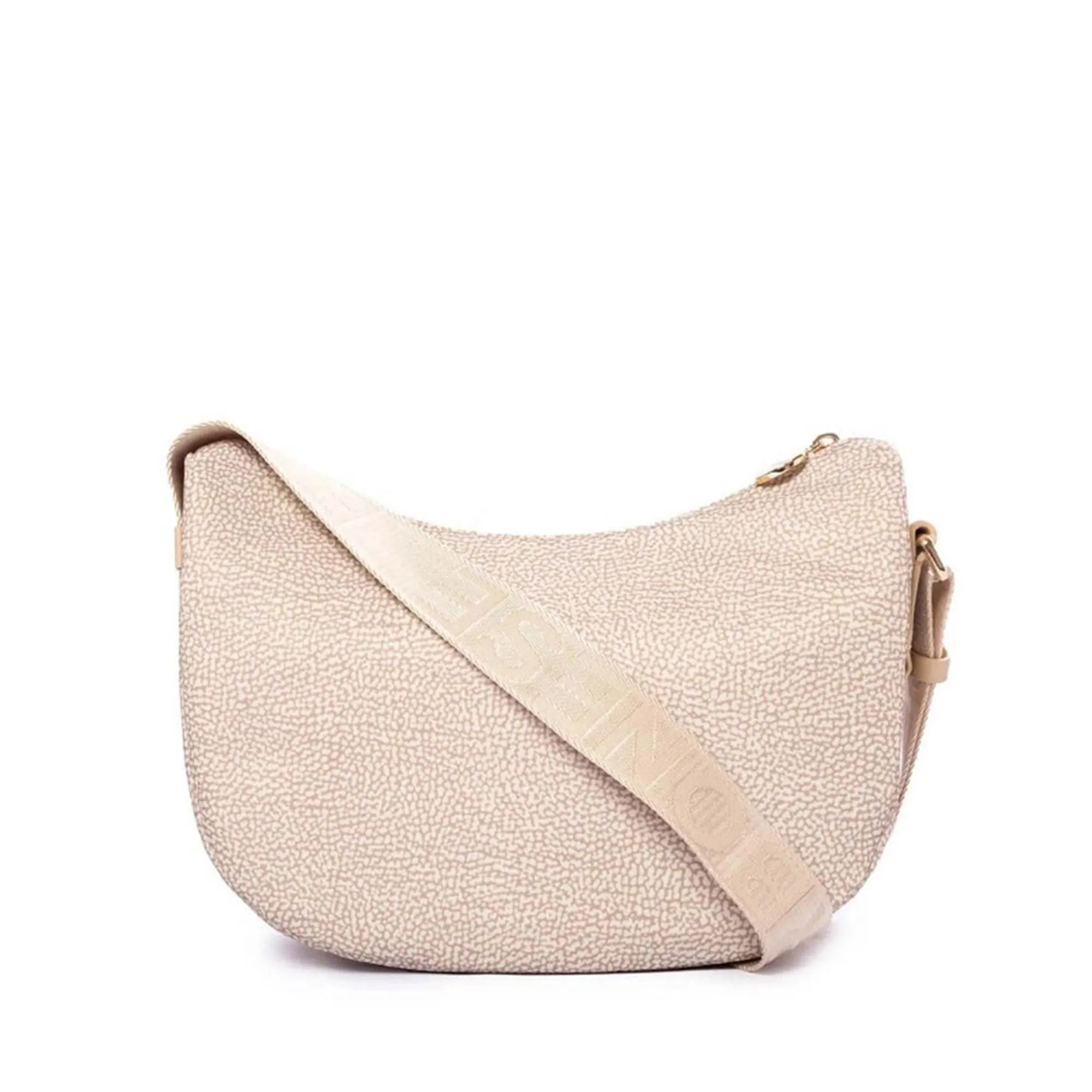Borbonese B'Small Moon Bag' Sand 934107I15C75 170524