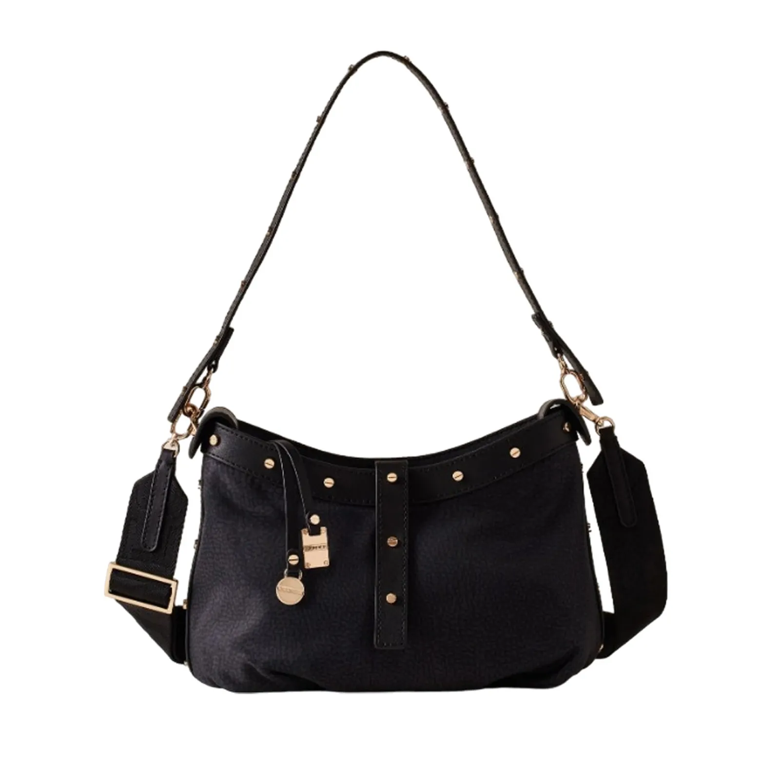 Borbonese Borsa Metropole Hobo Mini Nero 933254I15Y66 118638