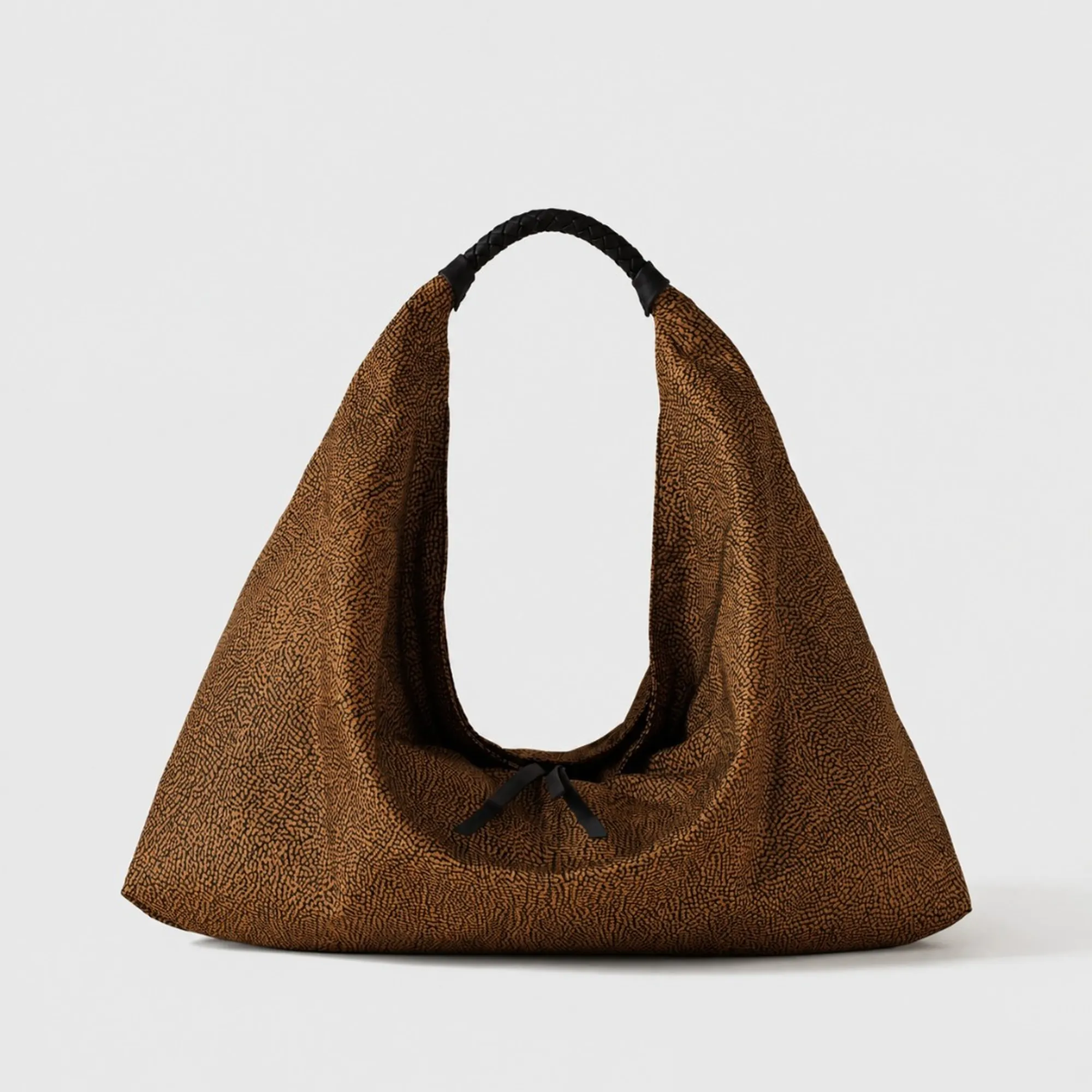 Borbonese B'Plie Hobo Large Bag' Chestnut 910102070195264 186612
