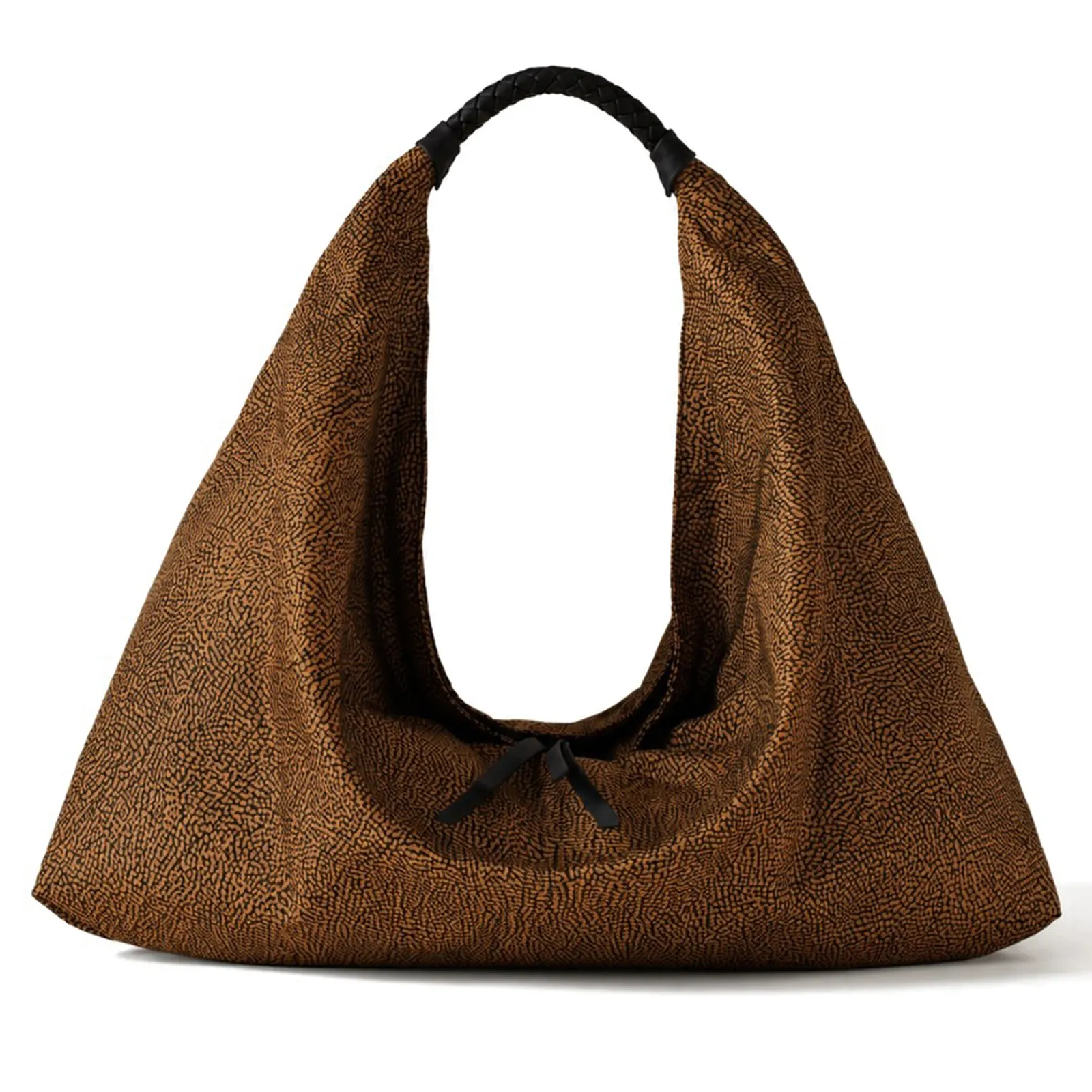 Borbonese Borsa Plie Hobo Large Castagno 910102070195264 187136
