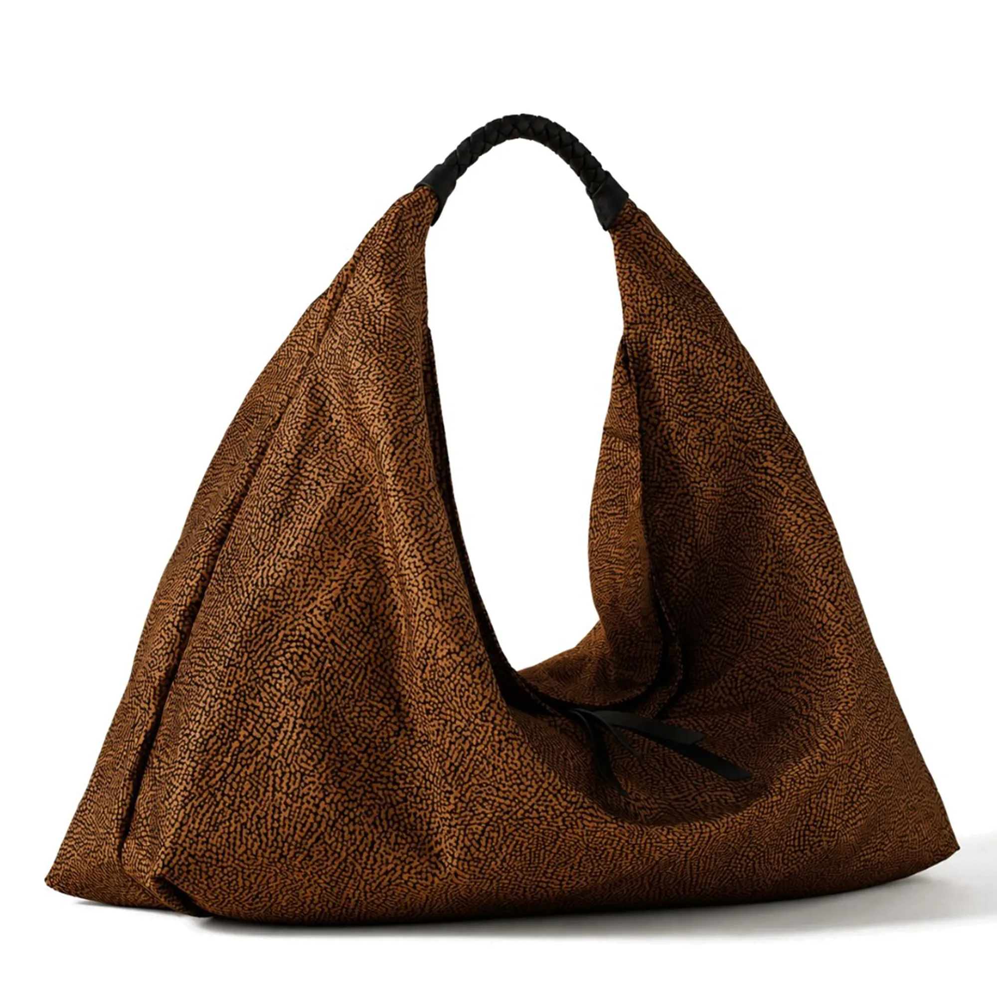 Borbonese B'Plie Hobo Large Bag' Chestnut 910102070195264 187138