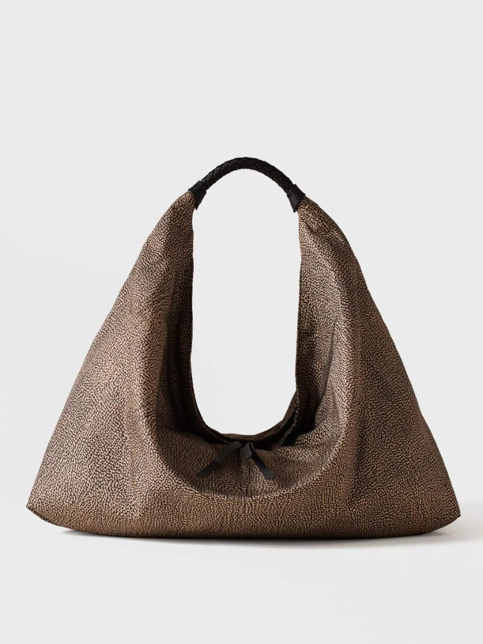 Borbonese Borsa Plie Hobo Large Naturale 910102070195X11 186618