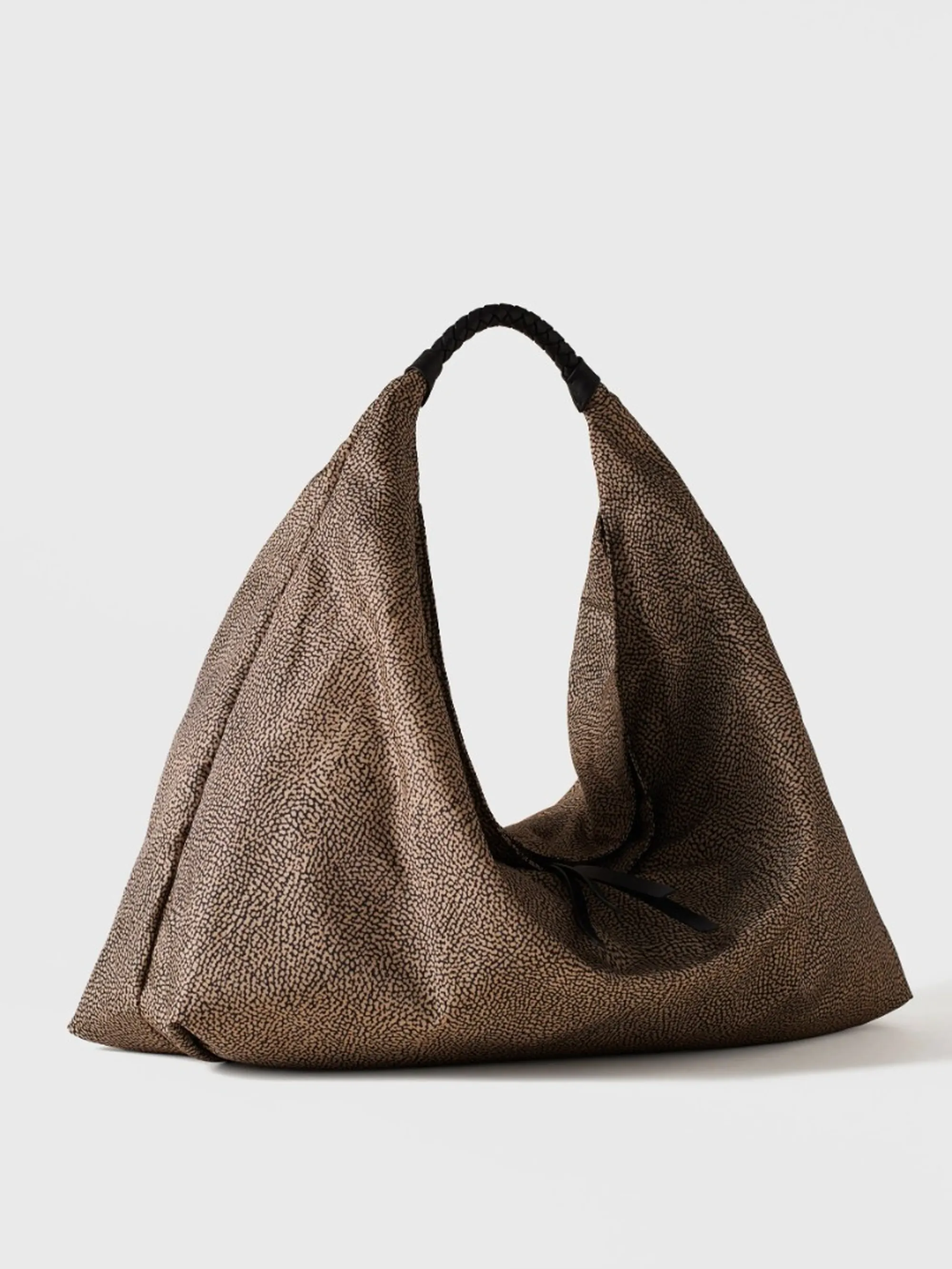 Borbonese B'Plie Hobo Large Bag' Natural 910102070195X11 186620