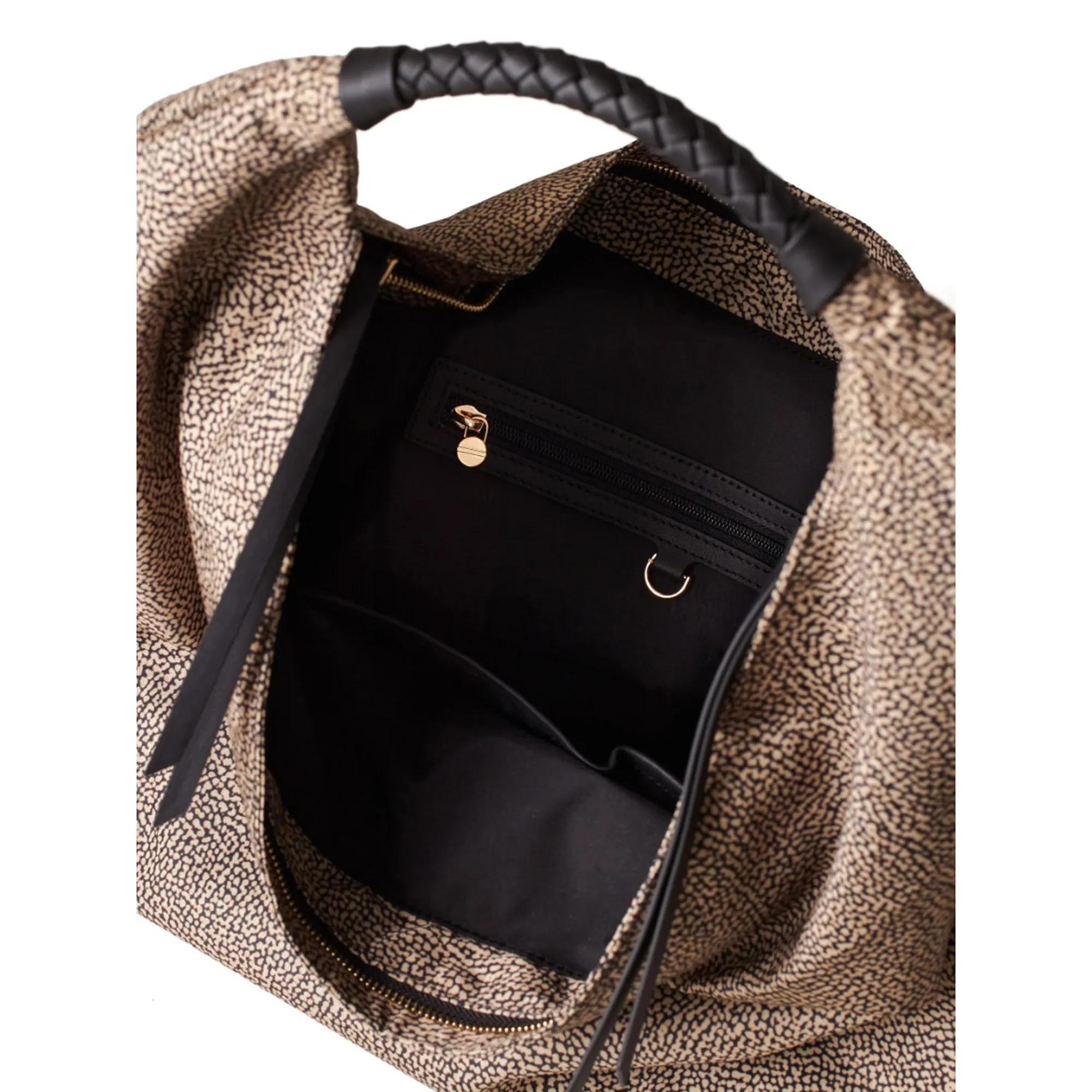 Borbonese B'Plie Hobo Large Bag' Natural 910102070195X11 187073
