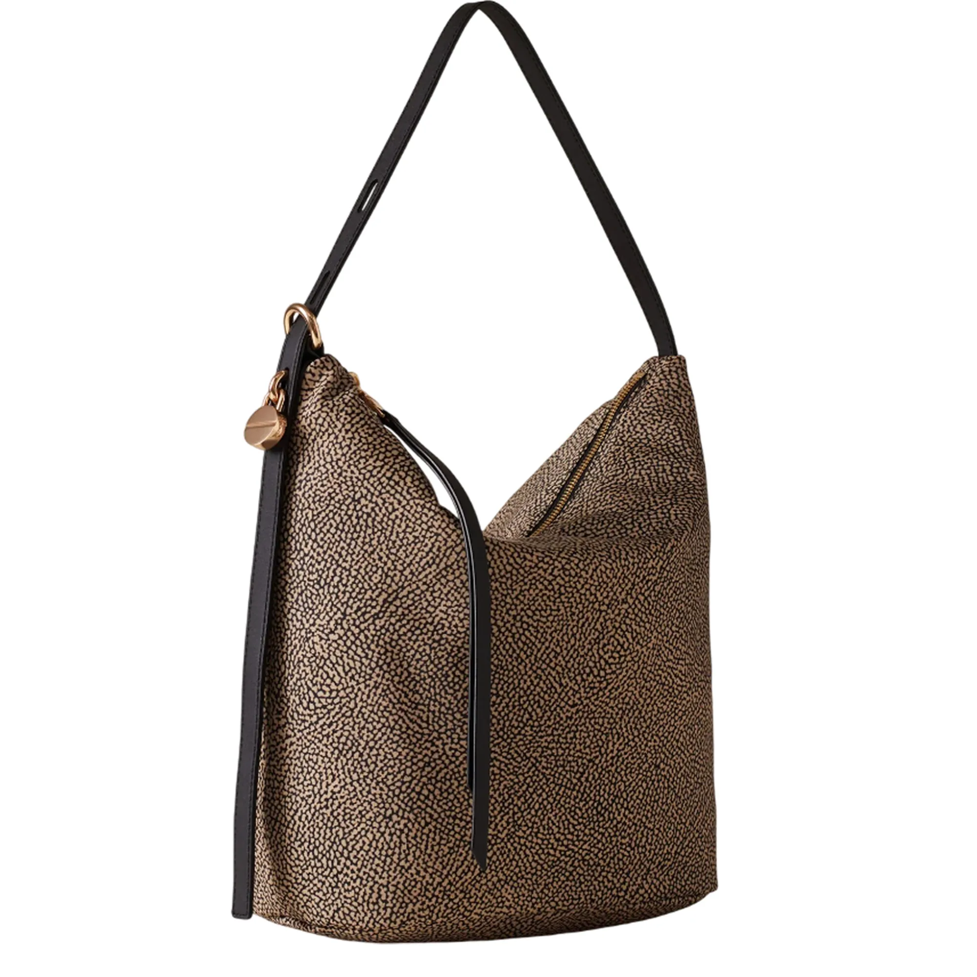 Borbonese B'Medium Bucket Bag' Natural 91010227Ah1X11 170804
