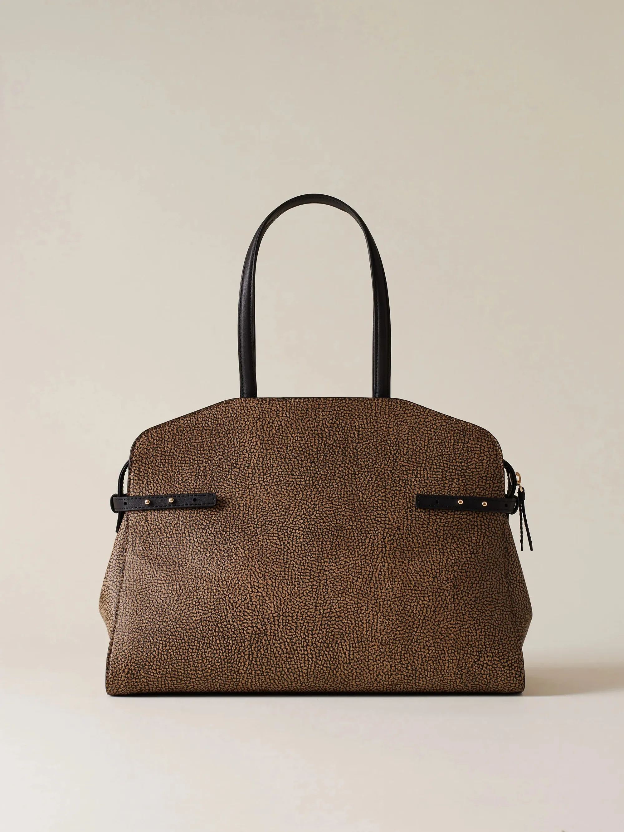 Borbonese B'Gemini Medium Shopping Bag' Natural 910102490193311 170215