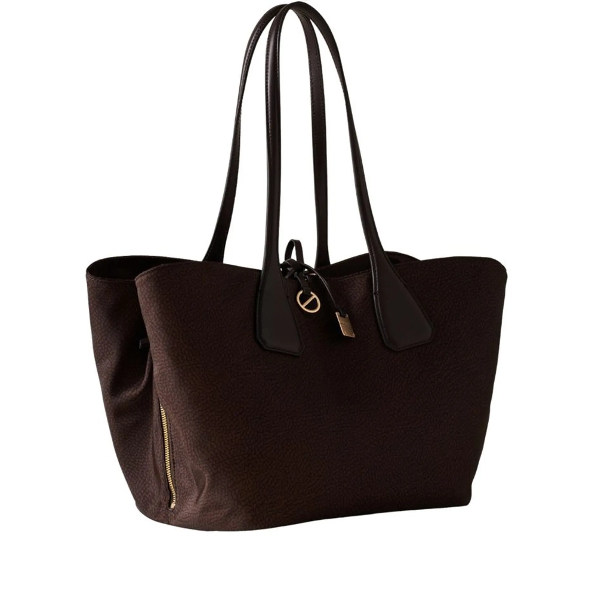 Borbonese B'Medium Shopping Bag' Chocolate 91010213Ah1219 186891