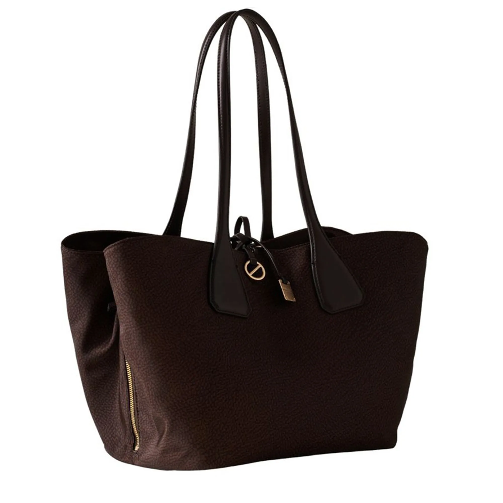 Borbonese B'Medium Shopping Bag' Chocolate 91010213Ah1219 186941