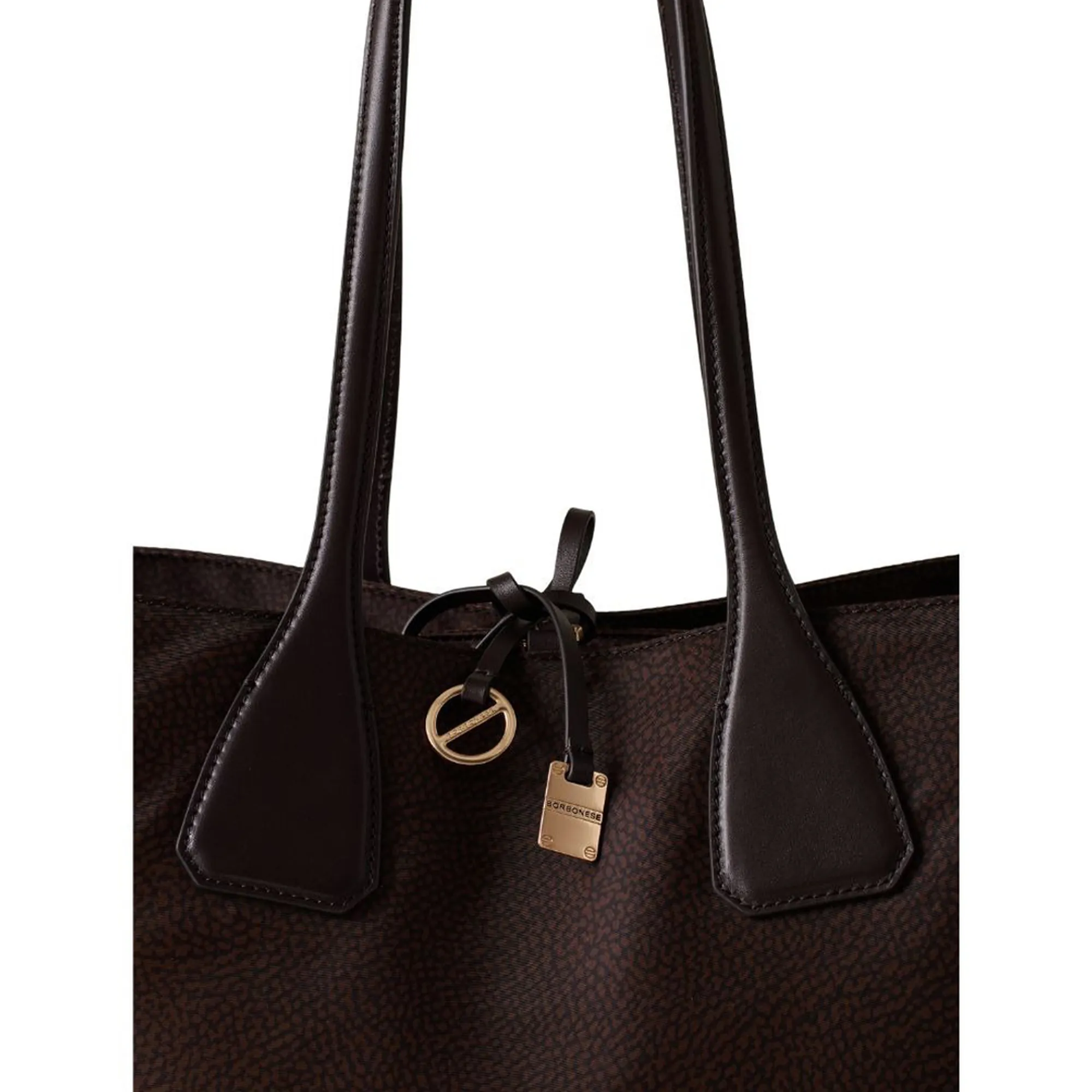 Borbonese B'Medium Shopping Bag' Chocolate 91010213Ah1219 186943