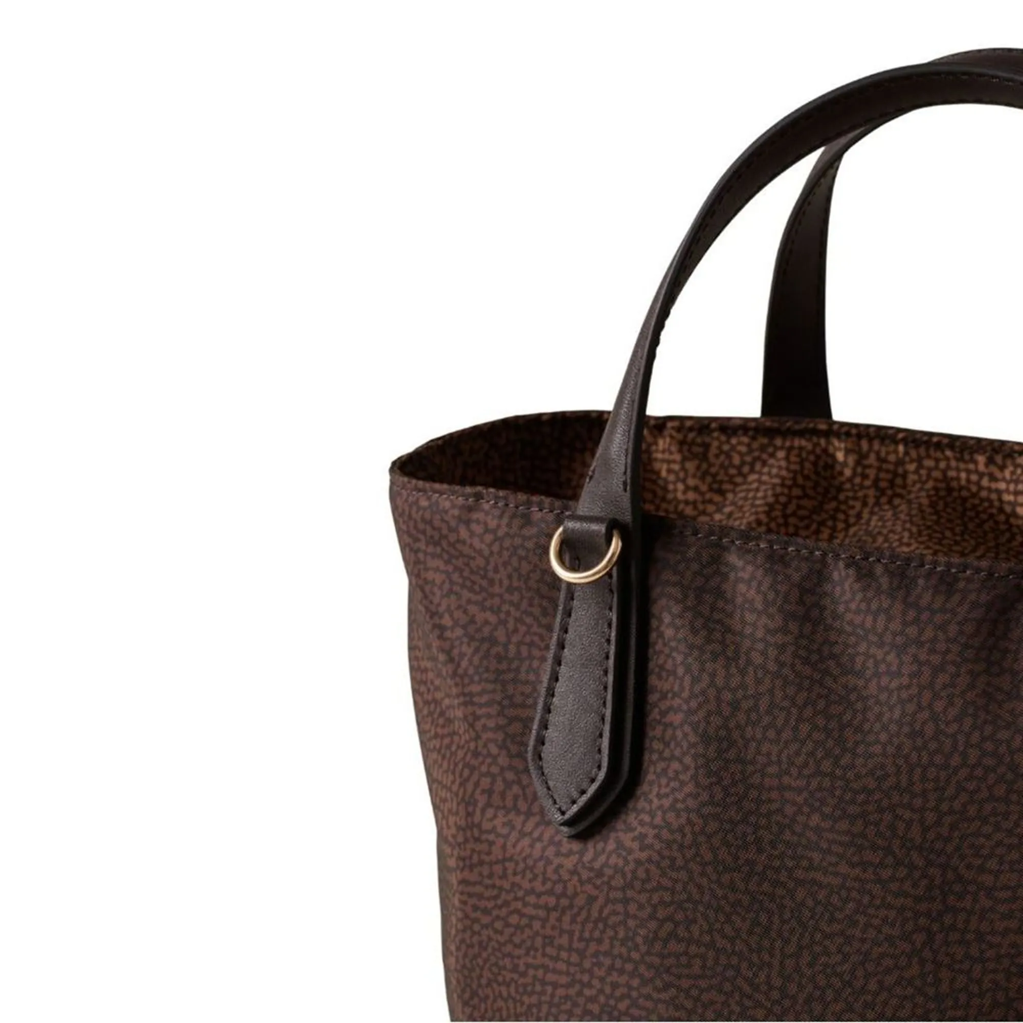 Borbonese B'Small Shopping Bag' Chocolate 910103320289274 194017