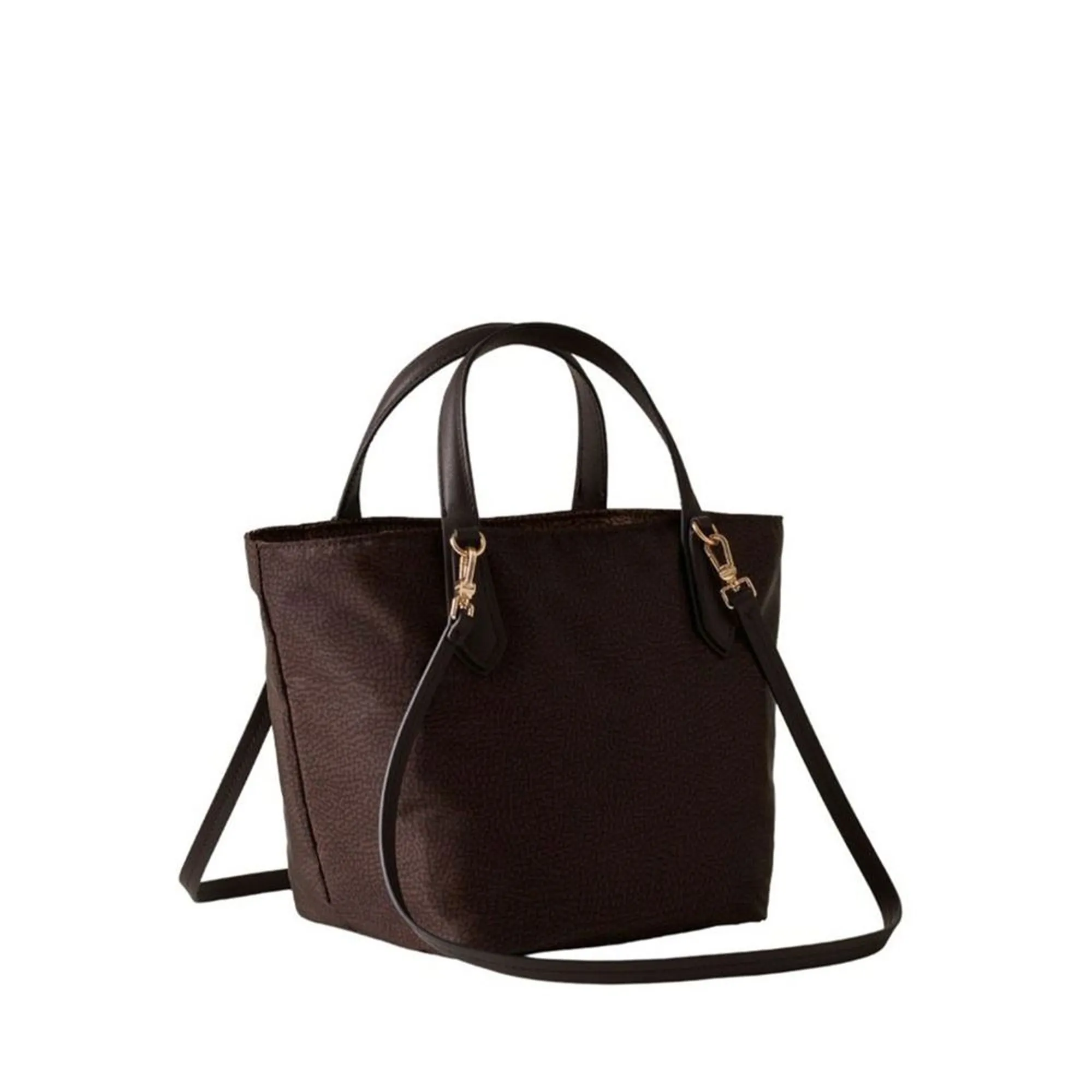 Borbonese B'Small Shopping Bag' Chocolate 910103320289274 194018