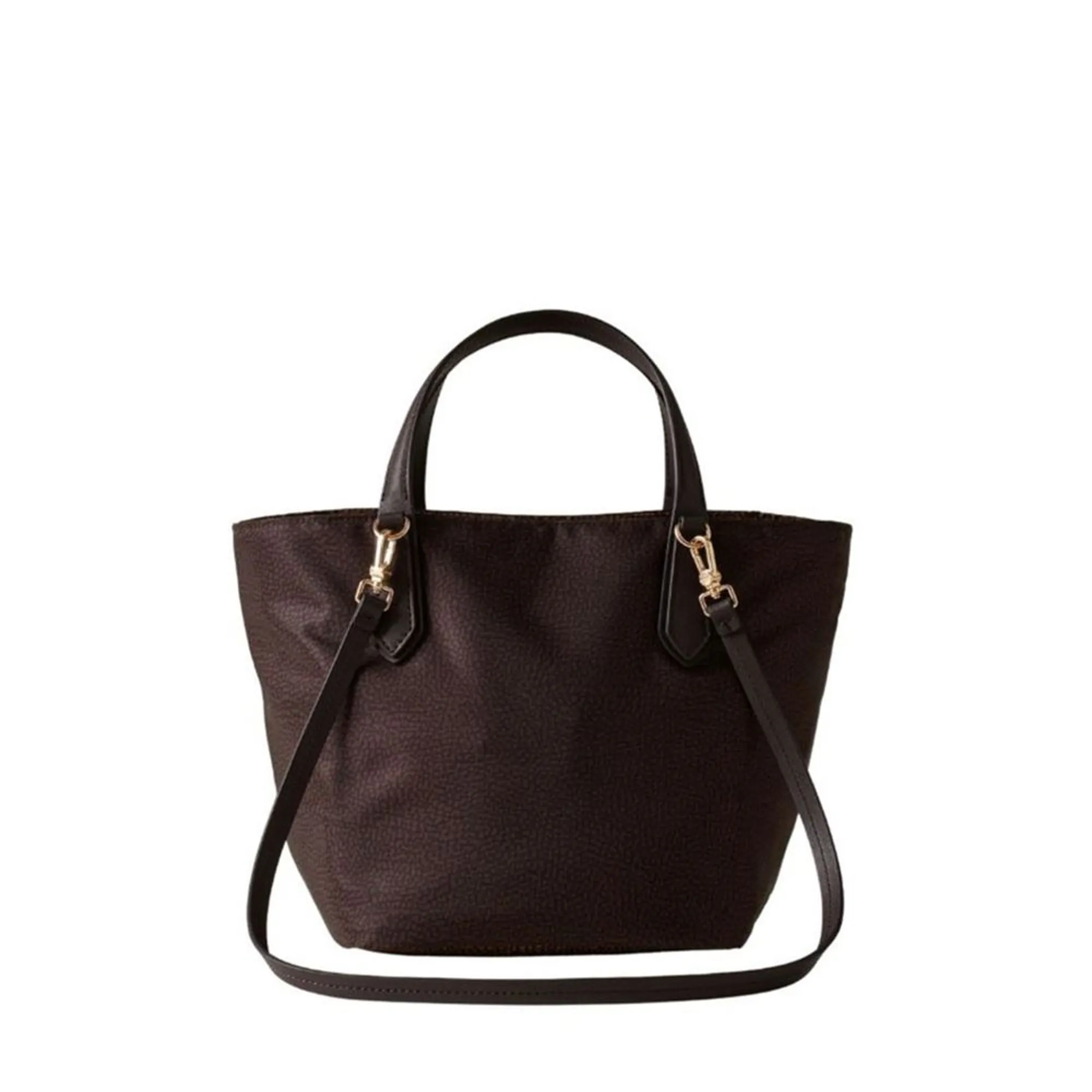 Borbonese B'Small Shopping Bag' Chocolate 910103320289274 194019