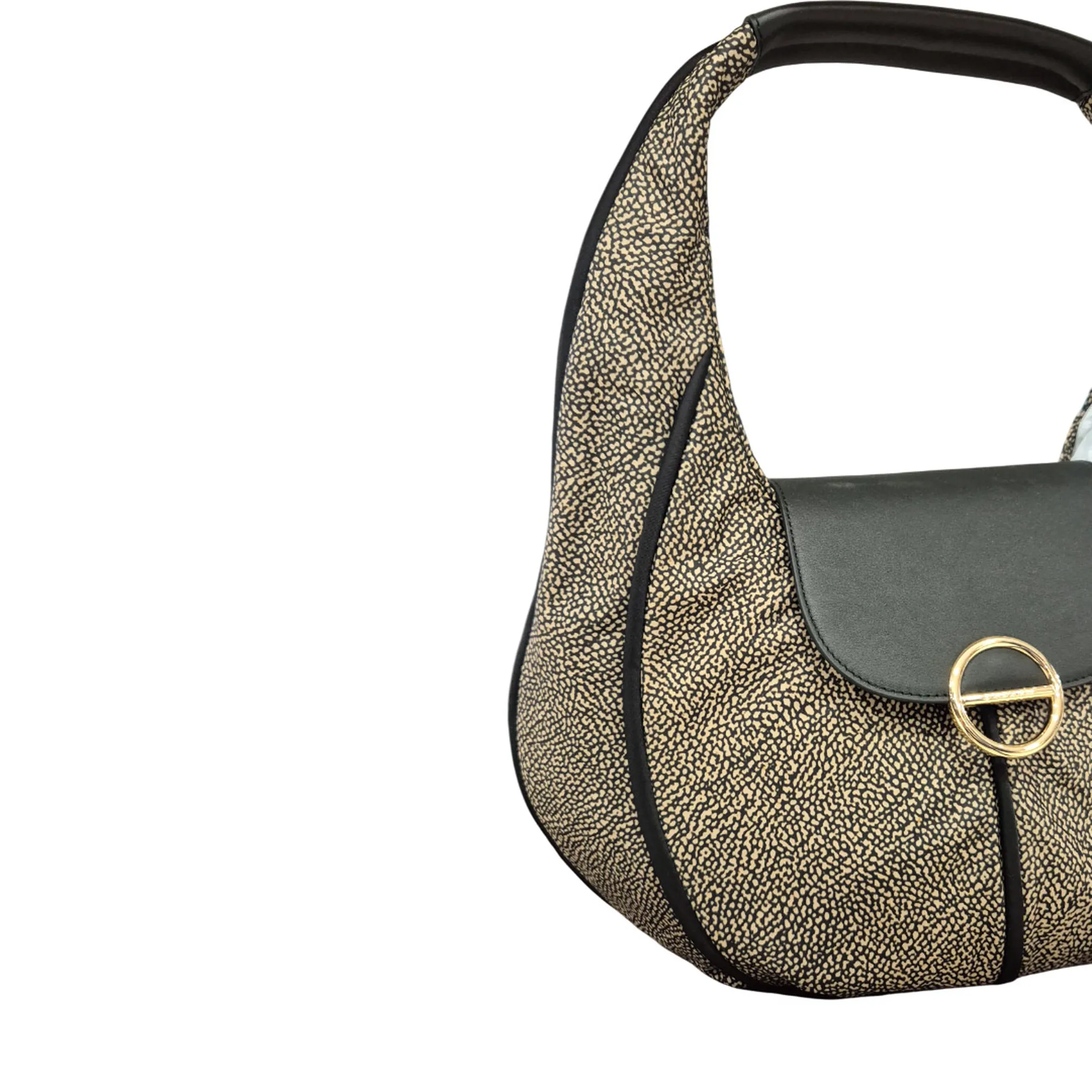 Borbonese B'Medium Hobo Bag' Natural 91010120Aj0X11 165971