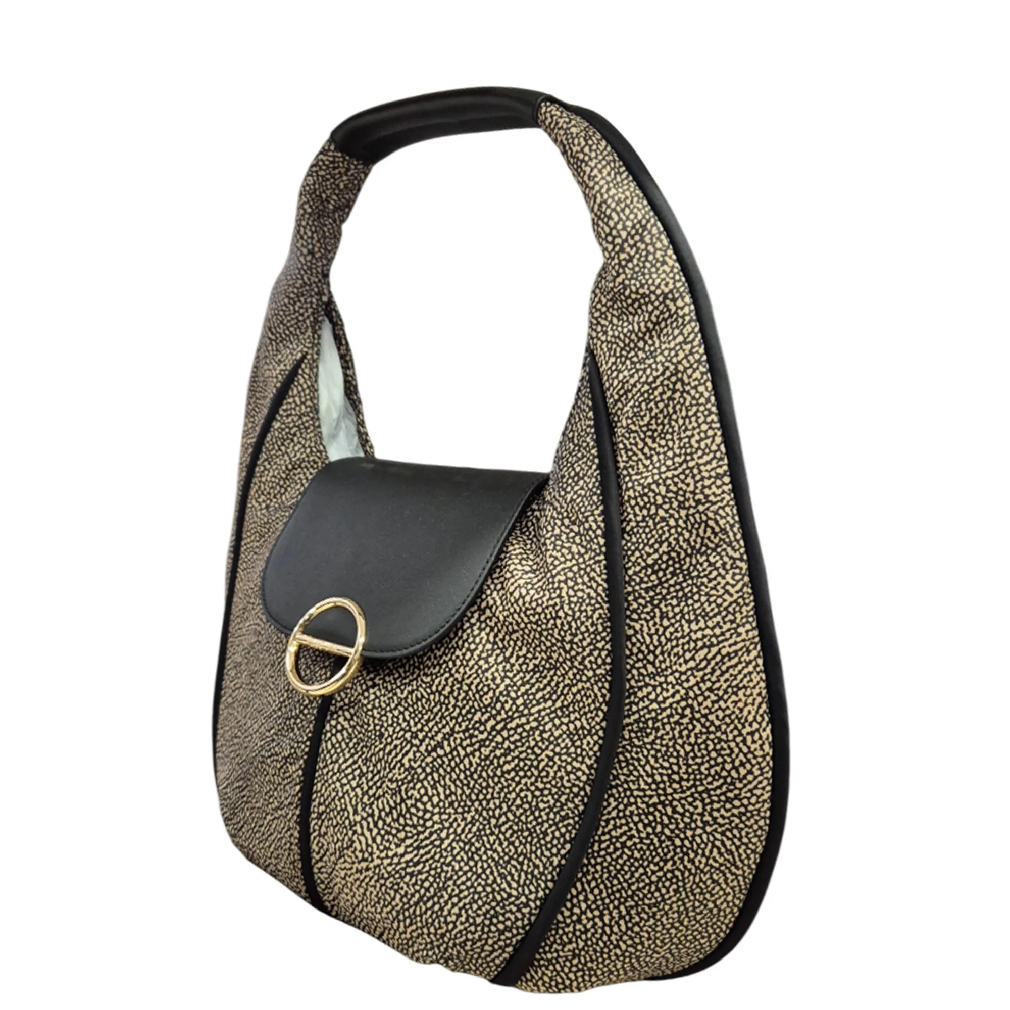 Borbonese B'Medium Hobo Bag' Natural 91010120Aj0X11 165973