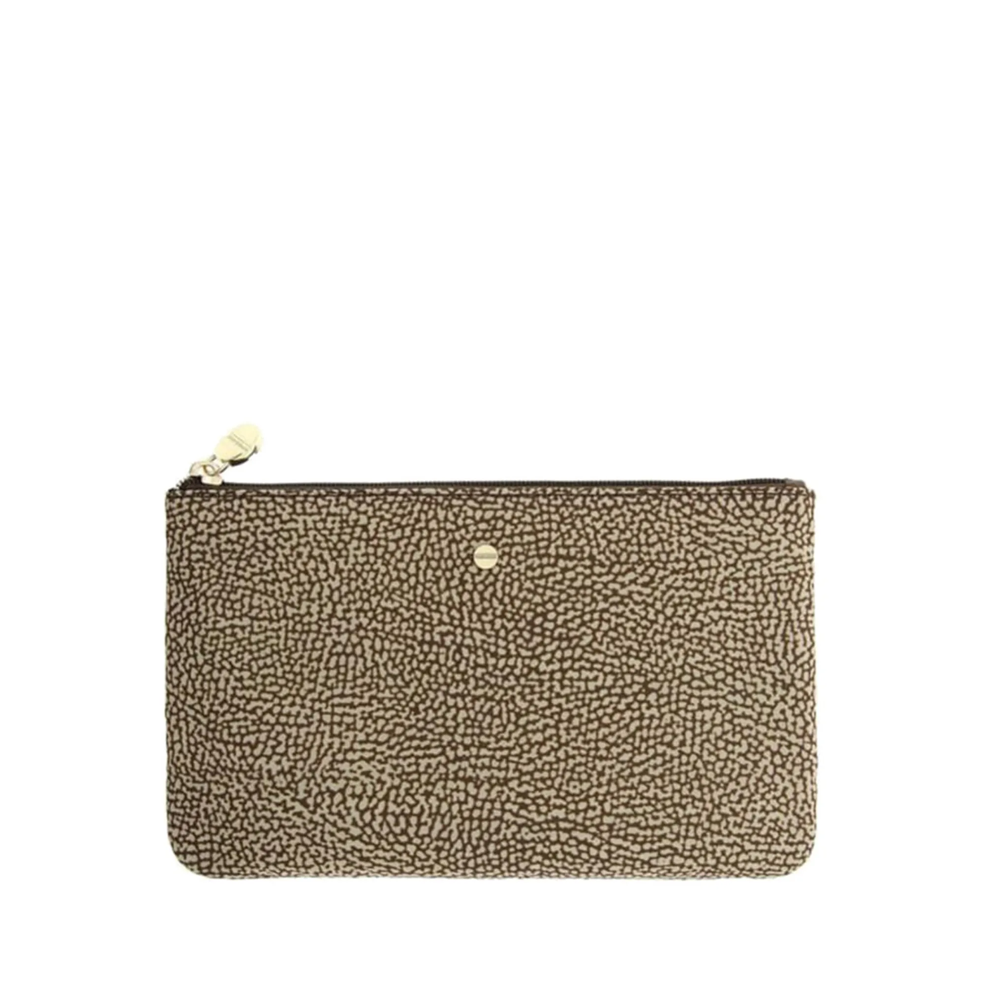 Borbonese B'Large Document Envelope' Beige/Brown 930118I15994 170823