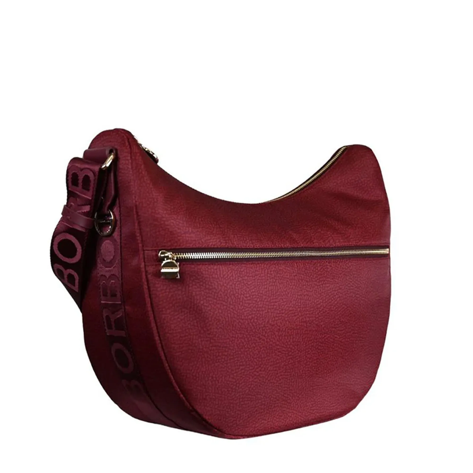 Borbonese B'Eco Line Luna Bag Medium' Merlot 934109I15027 154116